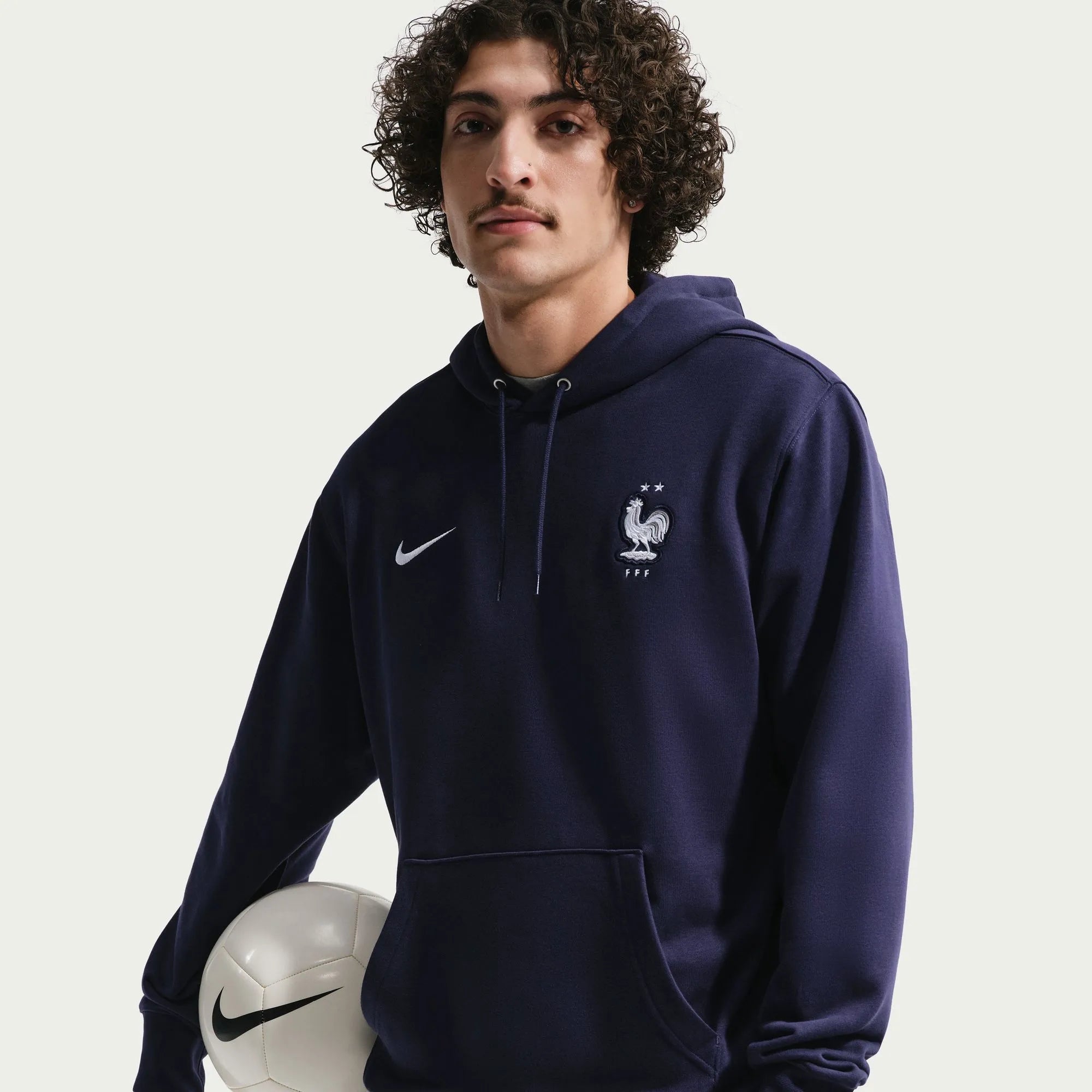 Nike 2026-27 France Men's Club French Terry Pullover Hoodie