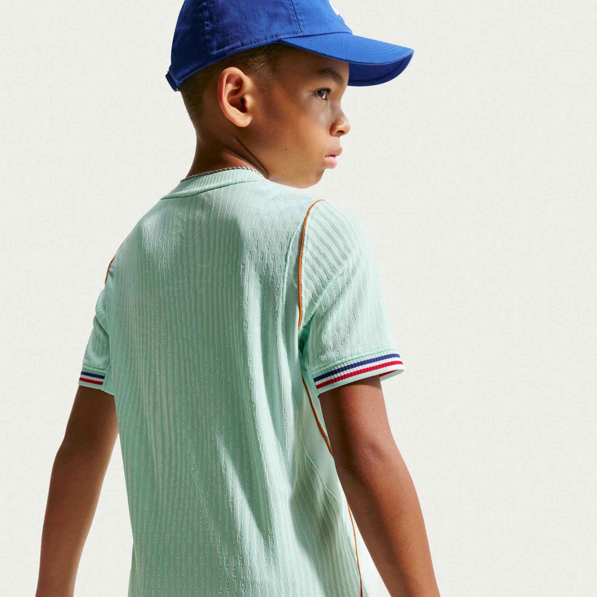 Nike 2026-27 France Youth Authentic Away Soccer Jersey (Model 2 - Back)