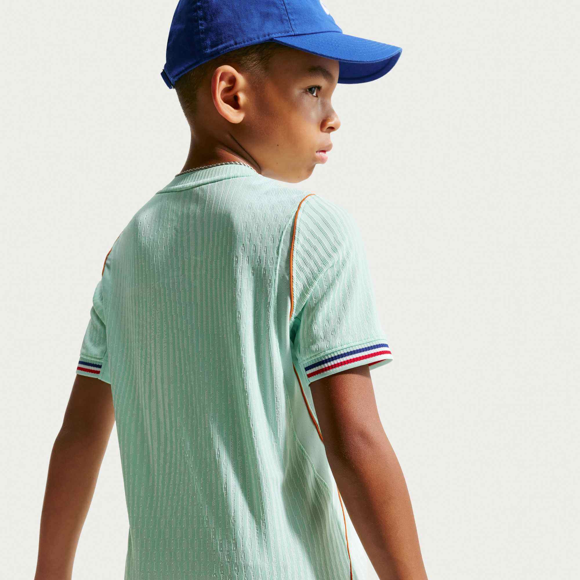 Nike 2026-27 France Youth Authentic Away Soccer Jersey (Model 2 - Back)