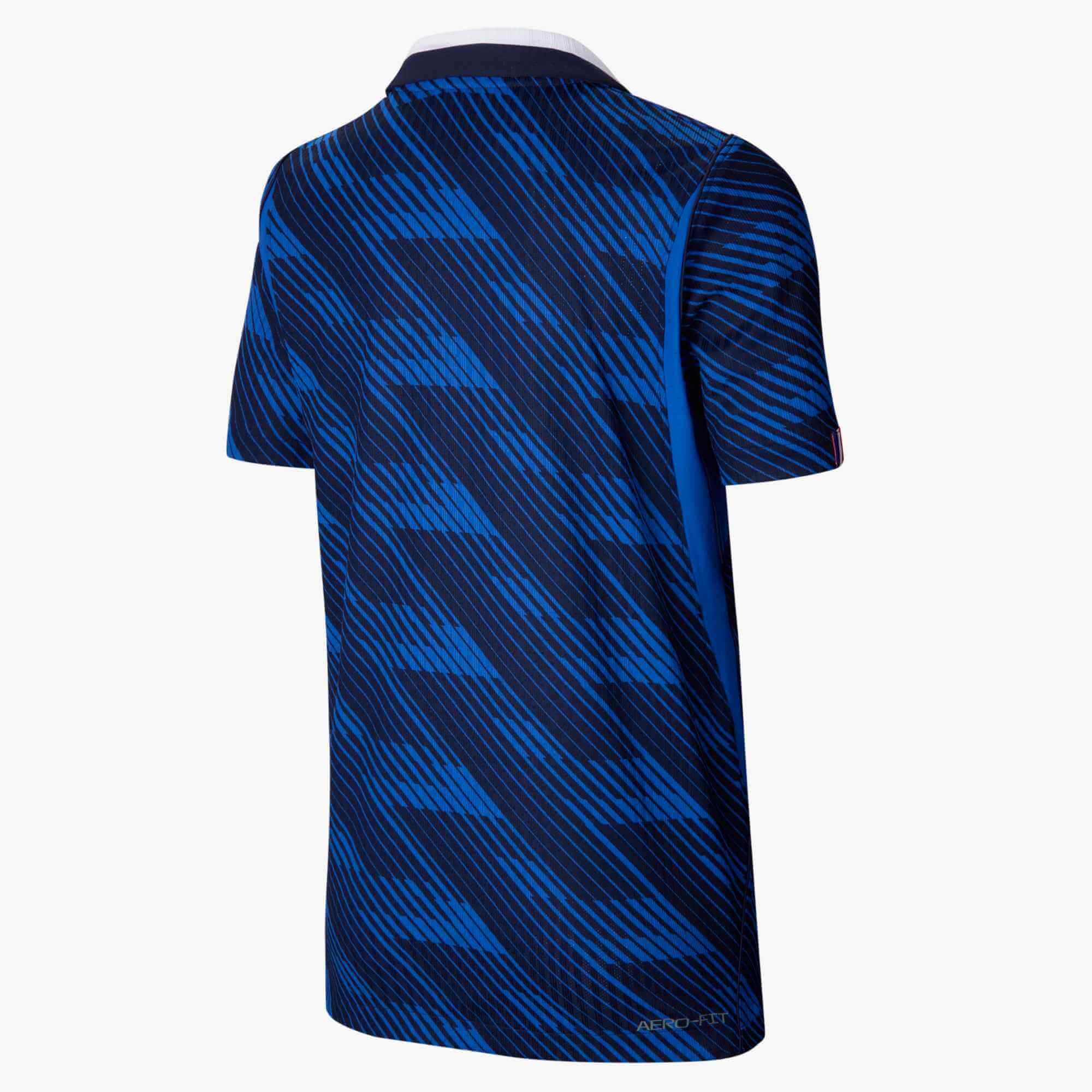 Nike 2026-27 France Youth Authentic Home Soccer Jersey (Back)