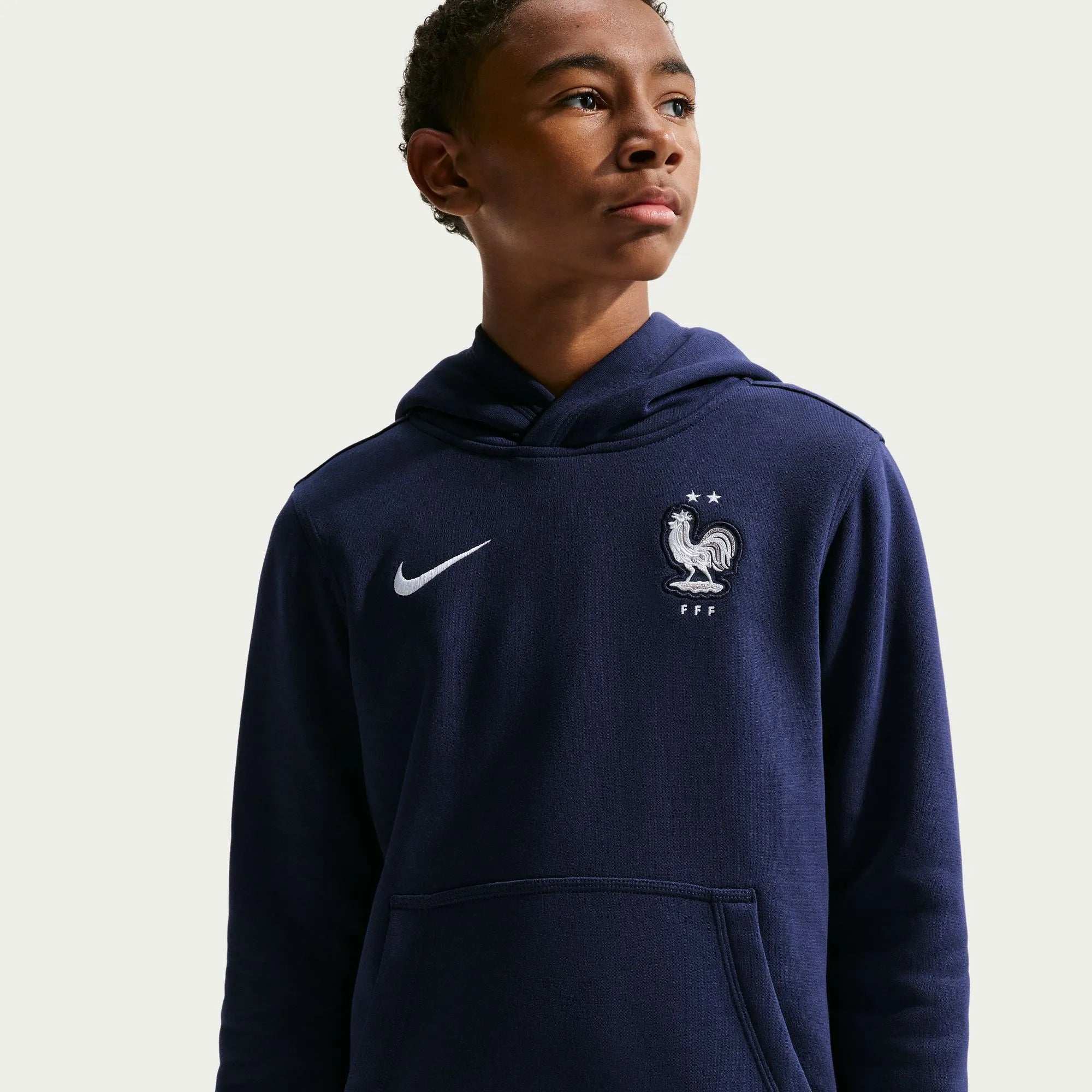 Nike 2026-27 France Youth Club Pullover Hoodie