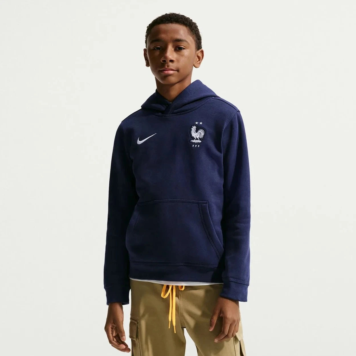 Nike 2026-27 France Youth Club Pullover Hoodie