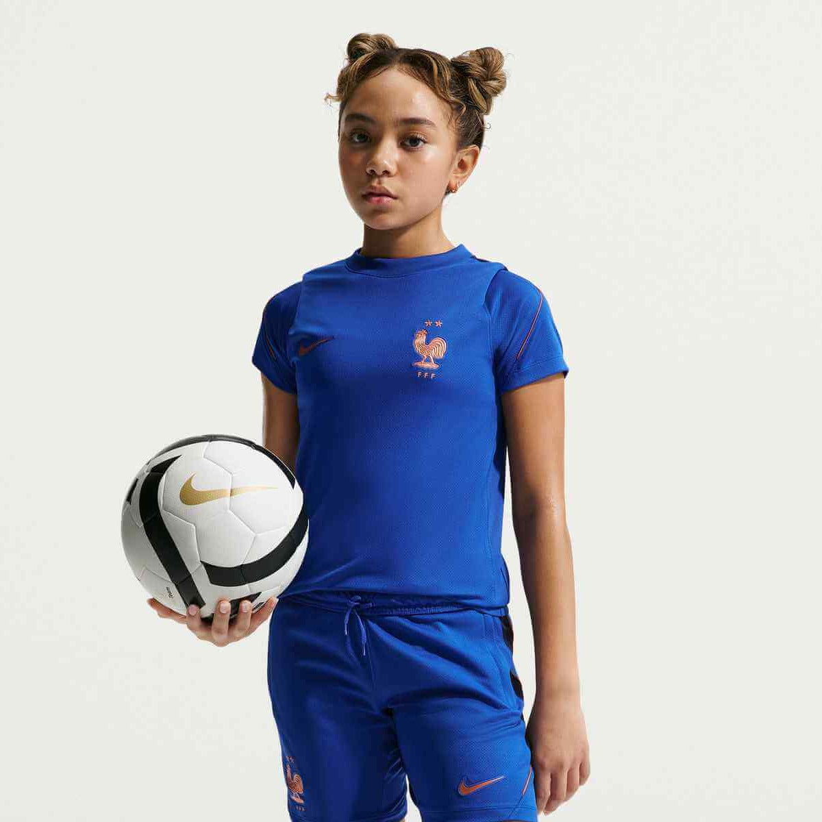 Nike 2026-27 France Youth Strike Top (Model 2 - Front)