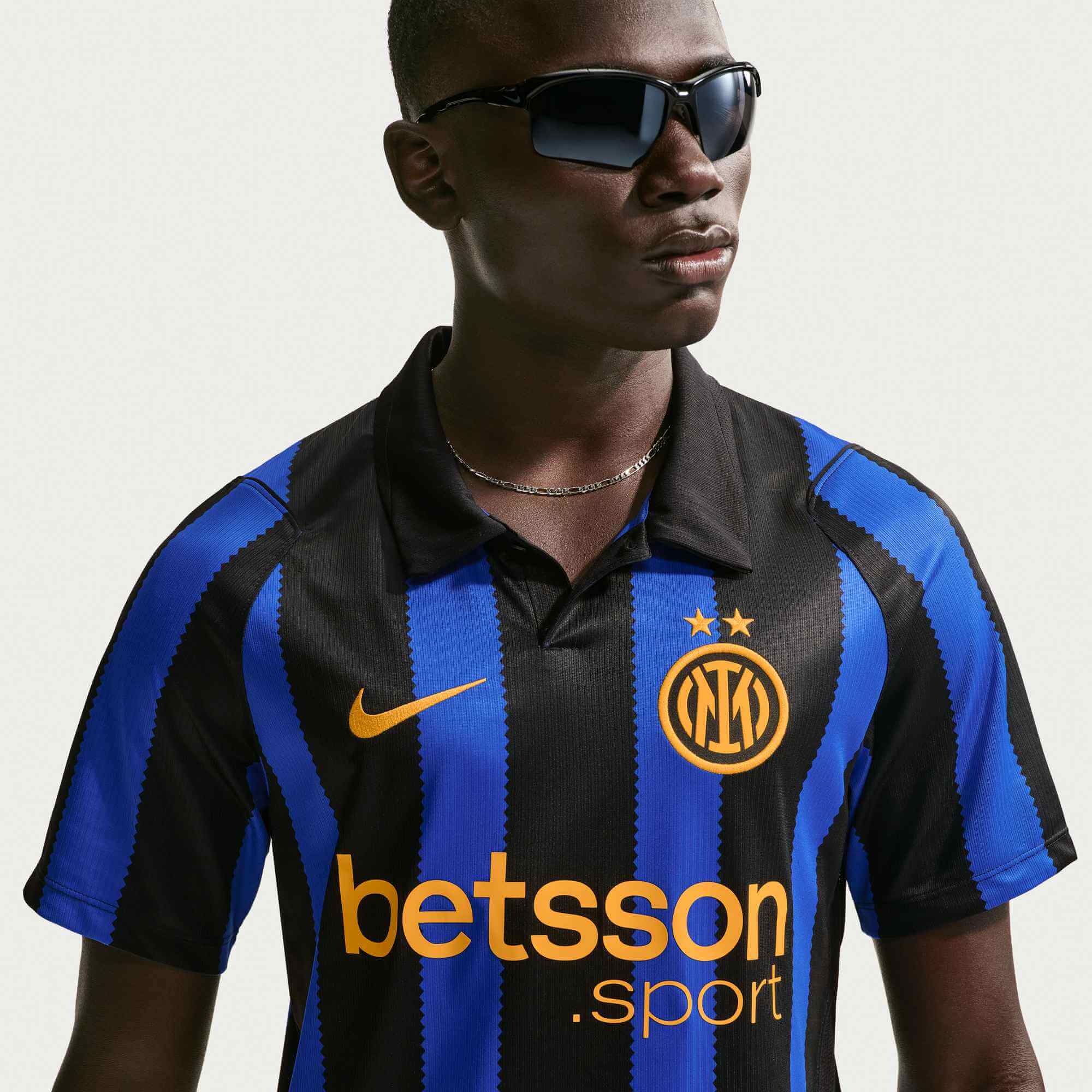 Nike 2026-27 Inter Milan Men's Stadium Home Soccer Jersey (Detail 4)