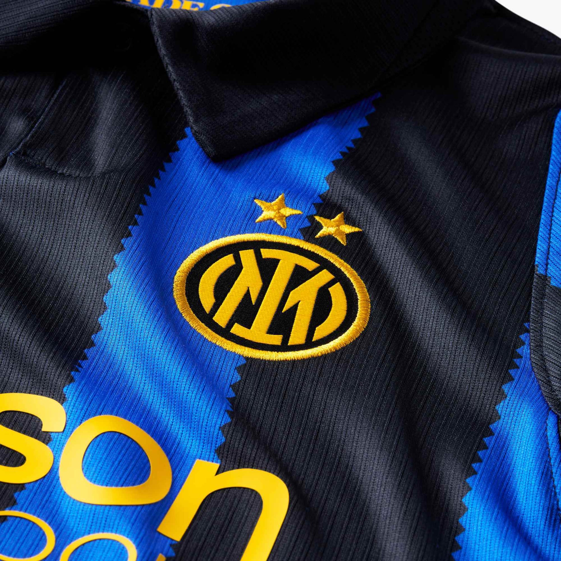 Nike 2026-27 Inter Milan Youth Stadium Home Soccer Jersey (Detail 1)
