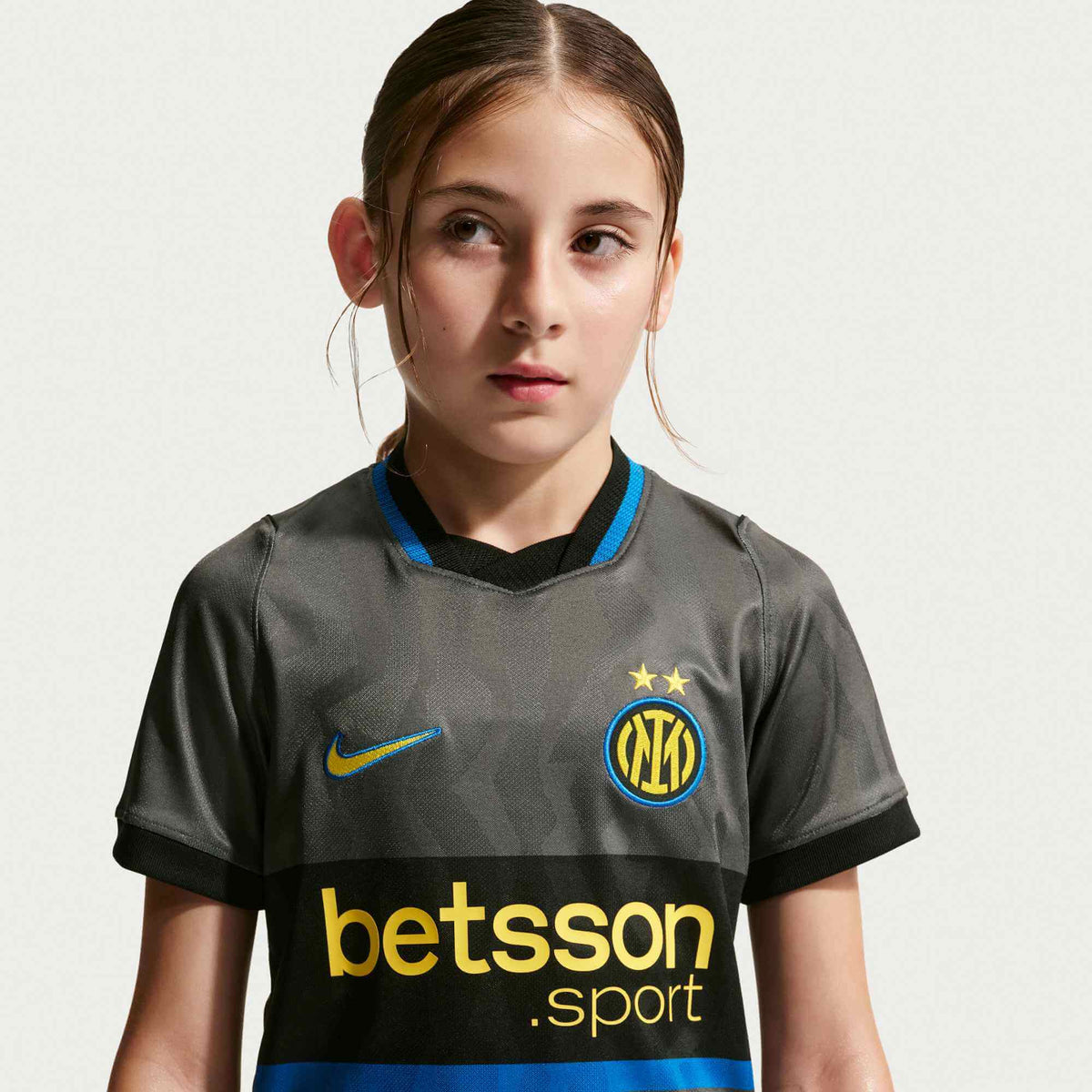 Nike 2026-27 Inter Milan Youth Stadium Third Soccer Jersey (Model 2 - Front)