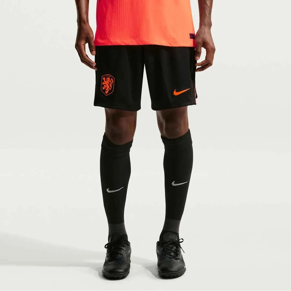 Nike 2026-27 Netherlands Men's Stadium Home Shorts (Model - Front)