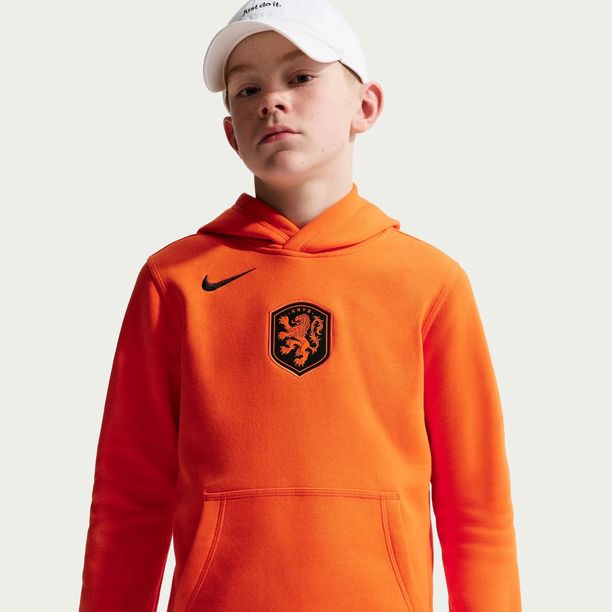 Nike 2026-27 Netherlands Youth Club Pullover Hoodie