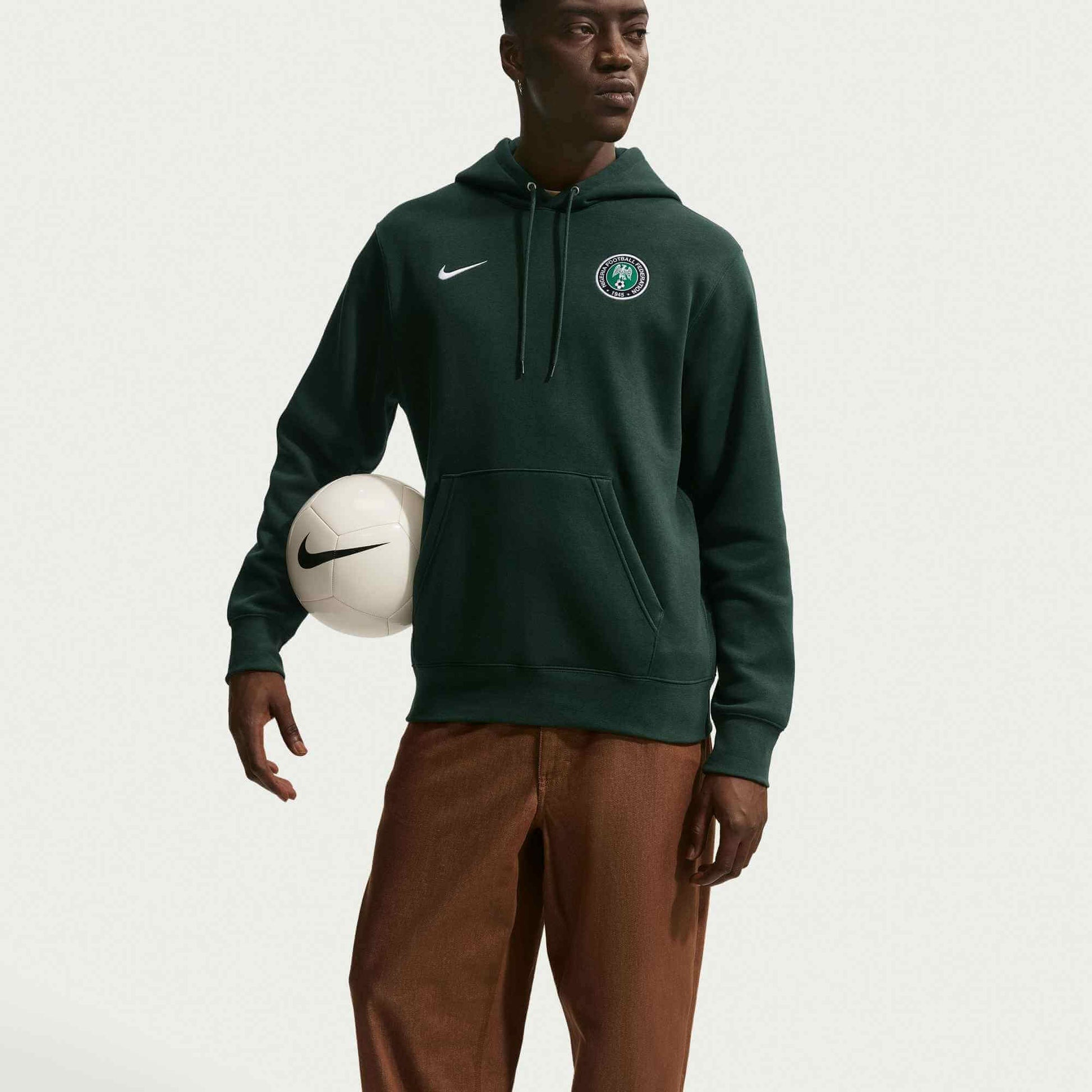Nike 2026-27 Nigeria Men's Club Pullover Hoodie (Front)