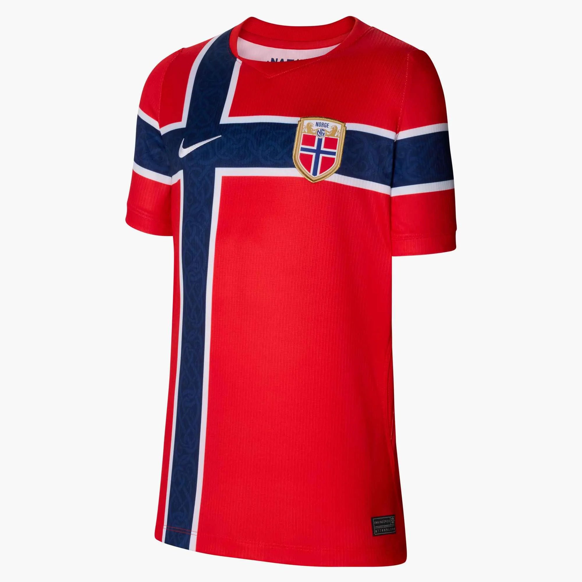 Nike 2026-27 Norway Youth Stadium Home Soccer Jersey