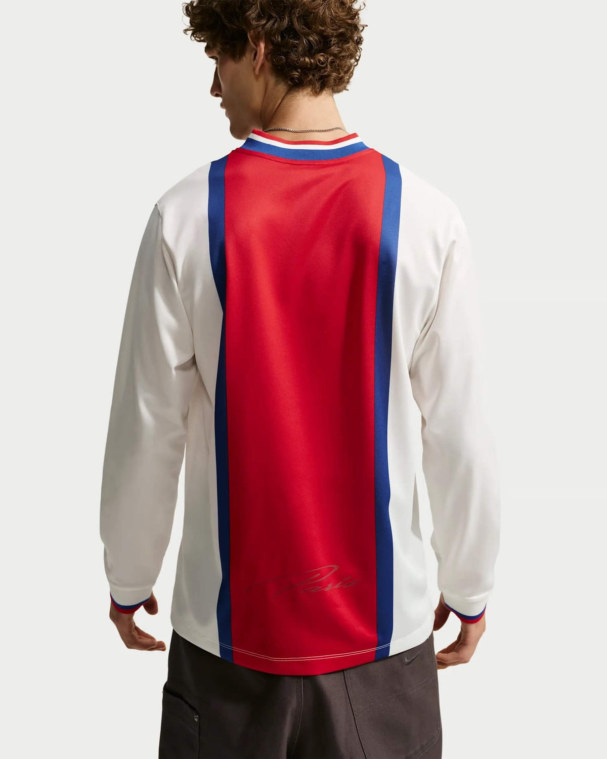 Nike 2026-27 PSG Men's Energy Away Long-Sleeve Soccer Jersey (Back)