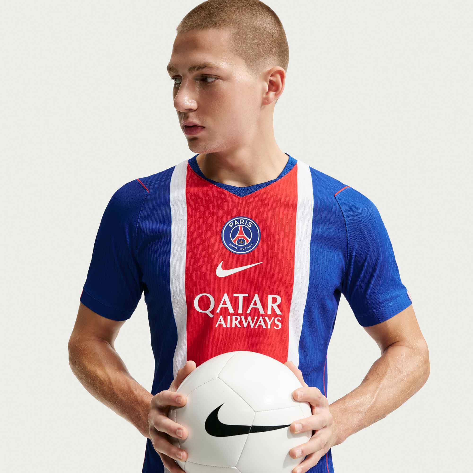 Nike 2026-27 PSG Men's Authentic Home Soccer Jersey (Detail 1)