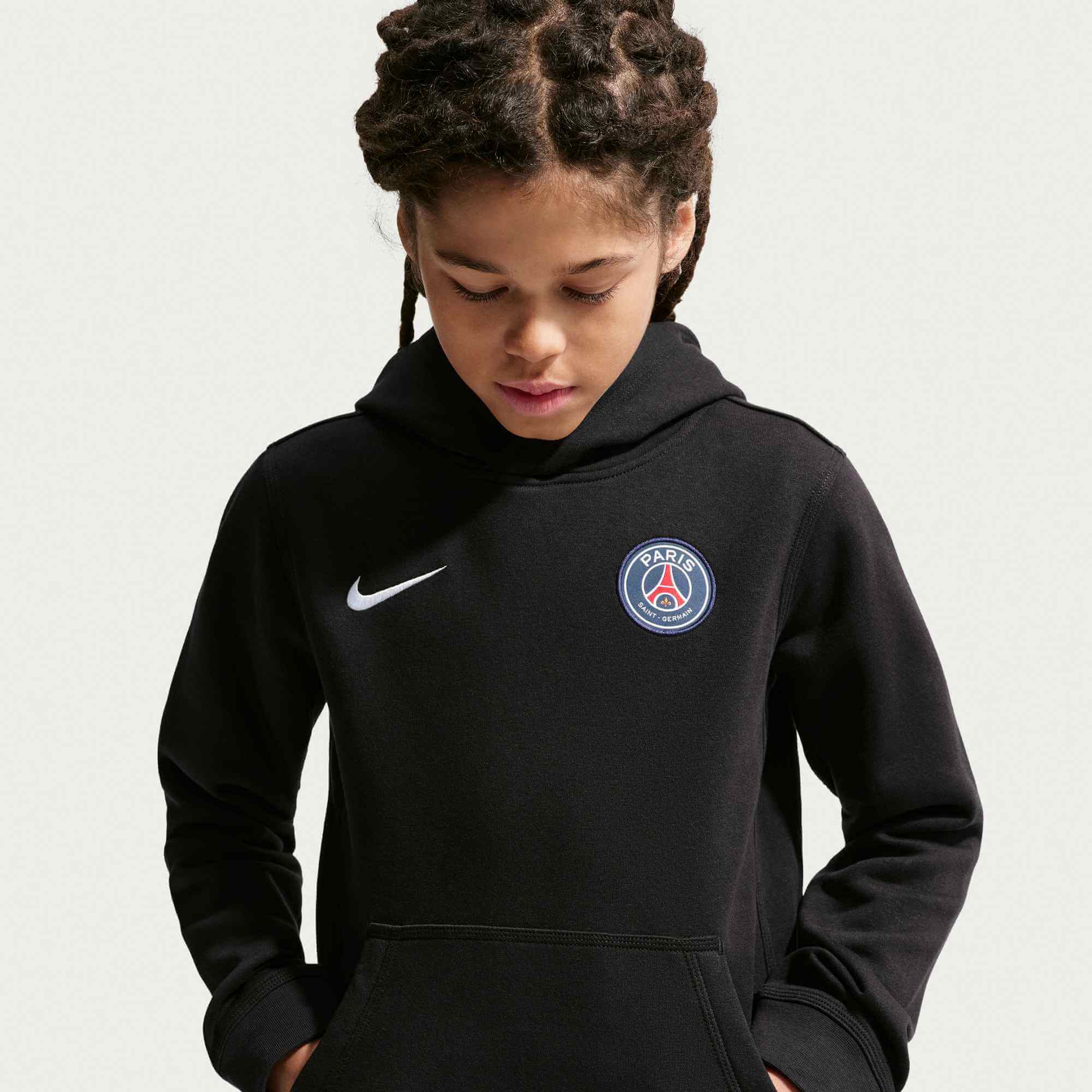 Nike 2026-27 PSG Youth Club Pullover Hoodie (Front)