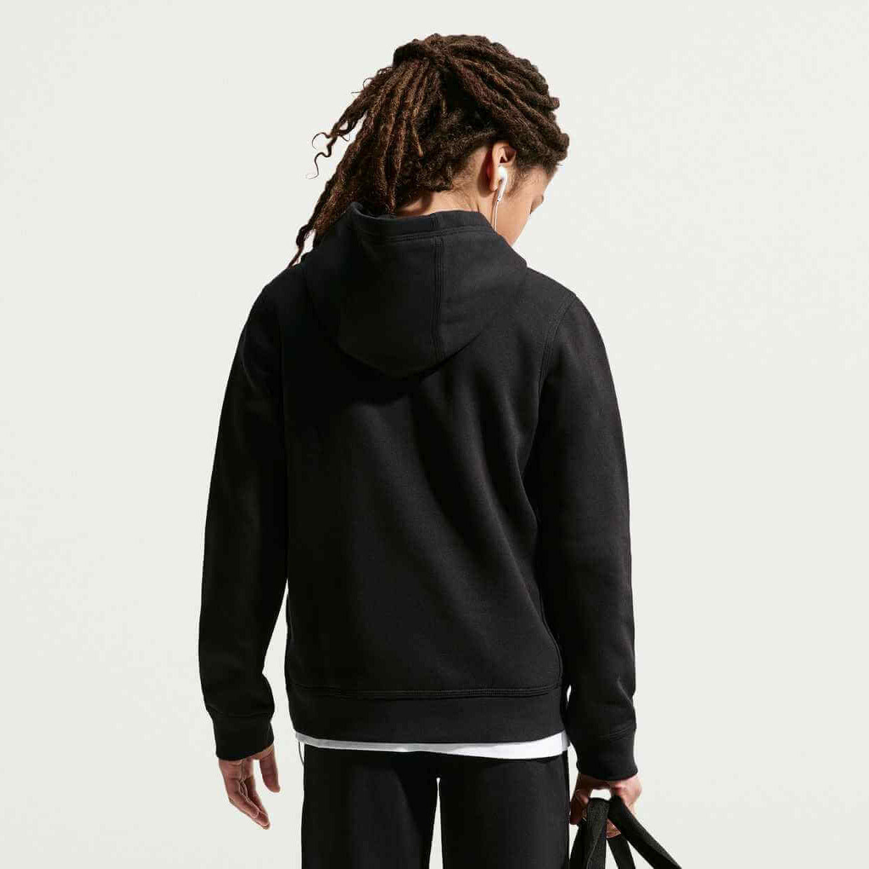 Nike 2026-27 PSG Youth Club Pullover Hoodie (Model - Back)