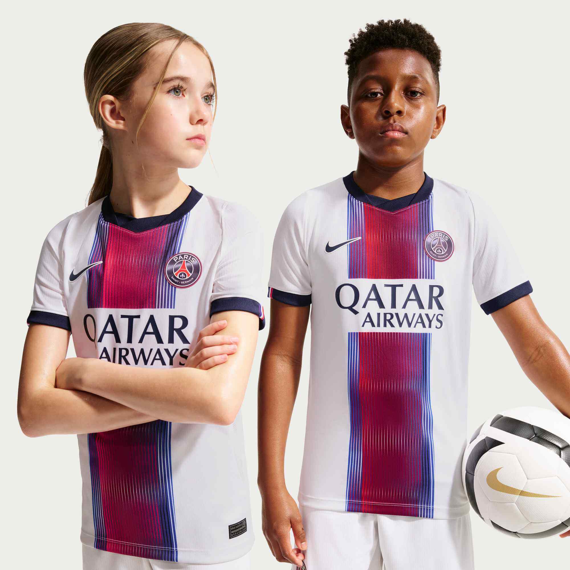 Nike 2026-27 PSG Youth Stadium Away Soccer Jersey (Models - Front)