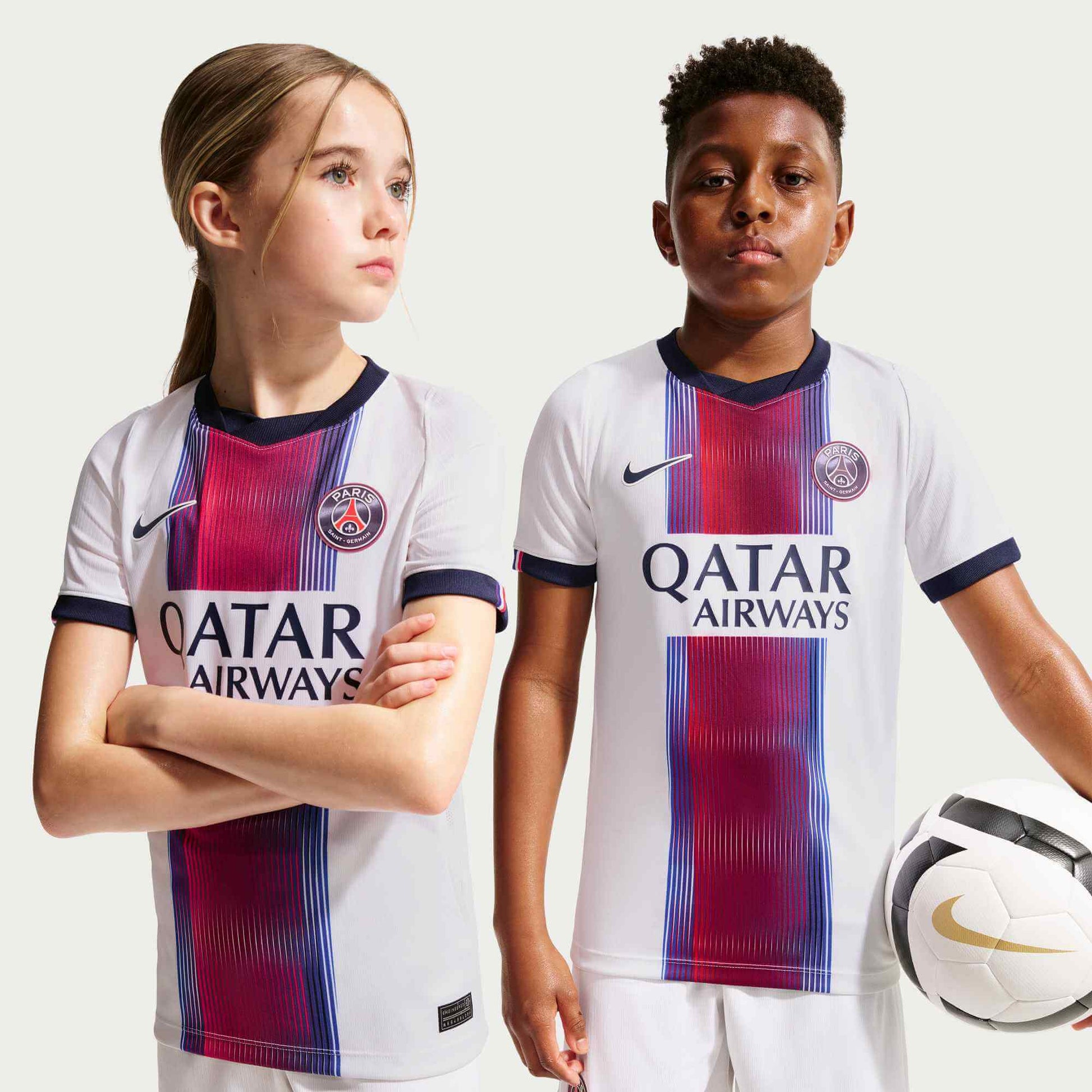 Nike 2026-27 PSG Youth Stadium Away Soccer Jersey (Models - Front)