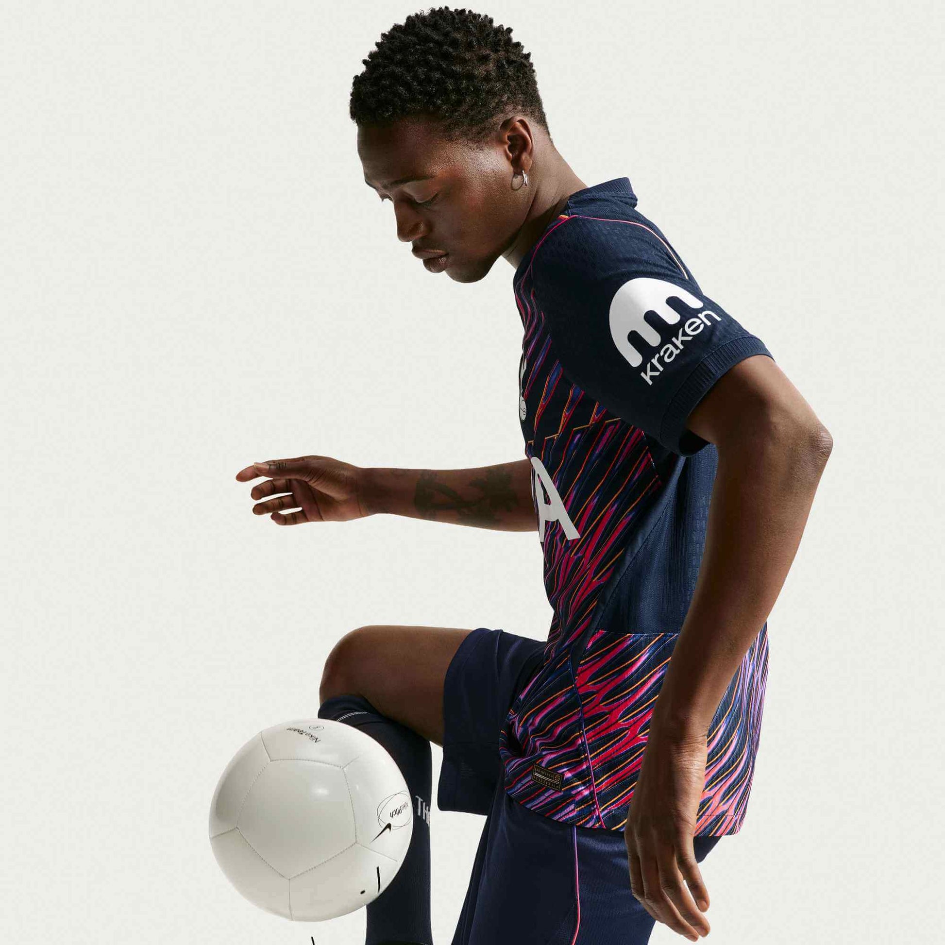 Nike 2026-27 Tottenham Men's Authentic Away Soccer Jersey (Model - Side)
