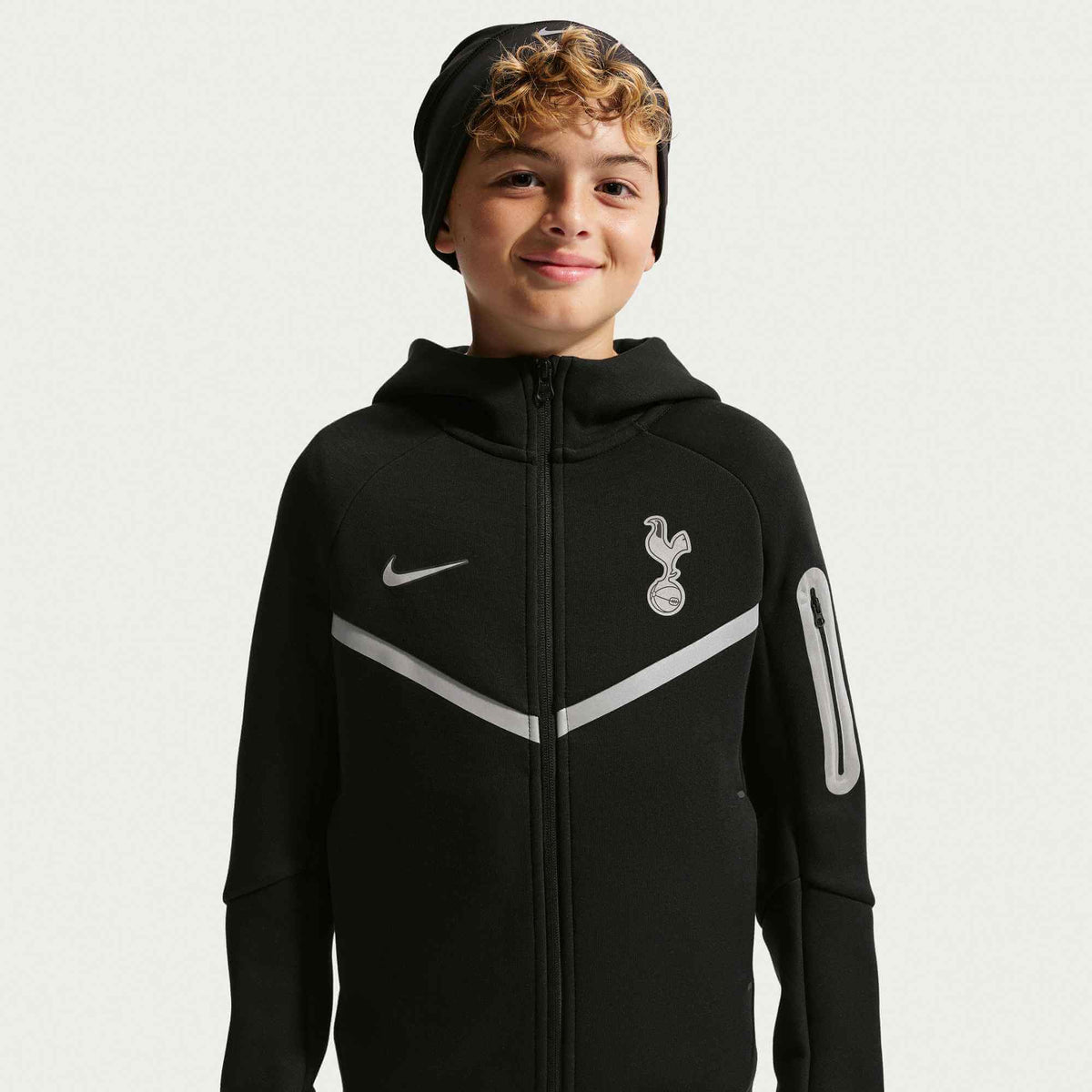 Nike 2026-27 Tottenham Youth Full-Zip Tech Fleece Windrunner Jacket (Front)