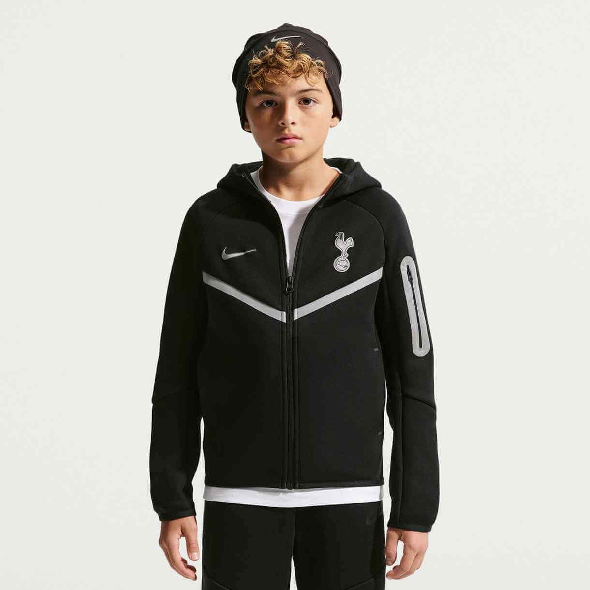 Nike 2026-27 Tottenham Youth Full-Zip Tech Fleece Windrunner Jacket (Model - Front)