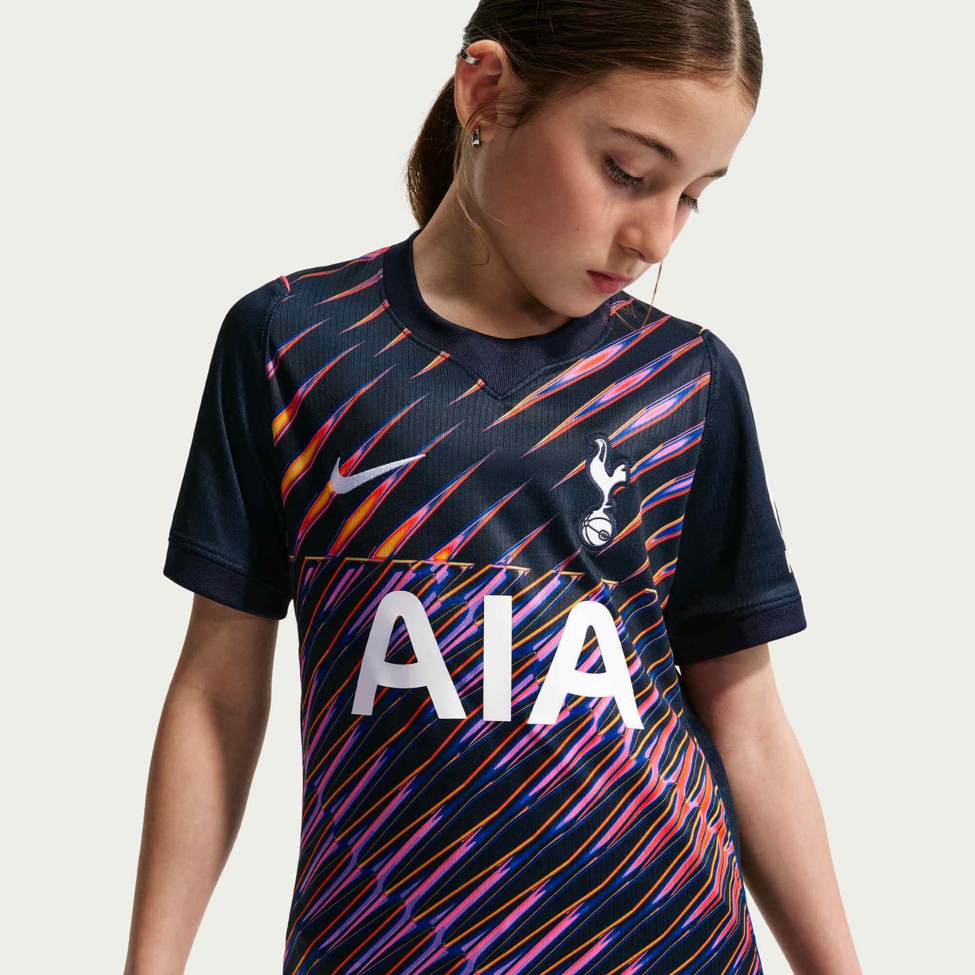 Nike 2026-27 Tottenham Youth Stadium Away Soccer Jersey (Model 1 - Front)