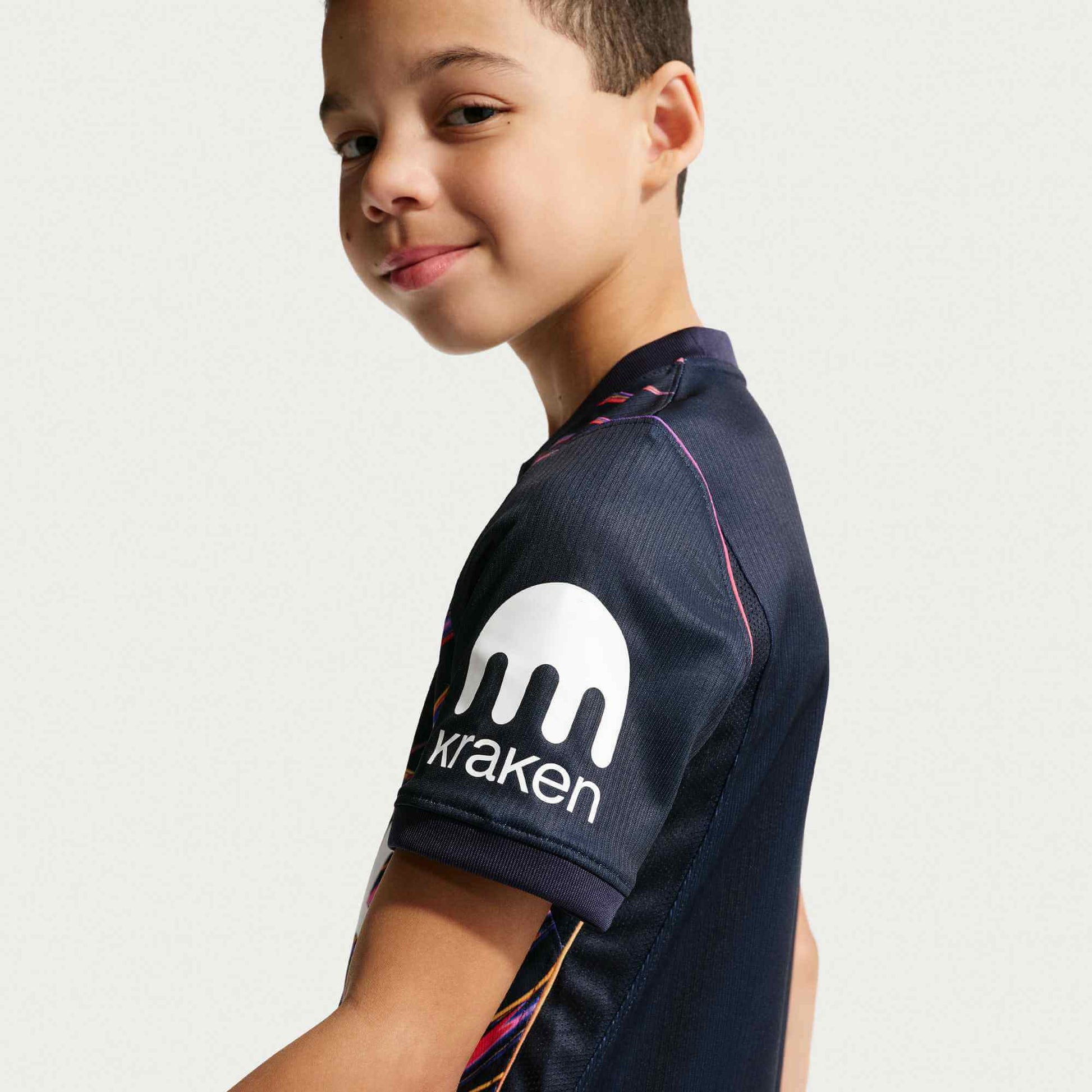Nike 2026-27 Tottenham Youth Stadium Away Soccer Jersey (Model 2 - Side)
