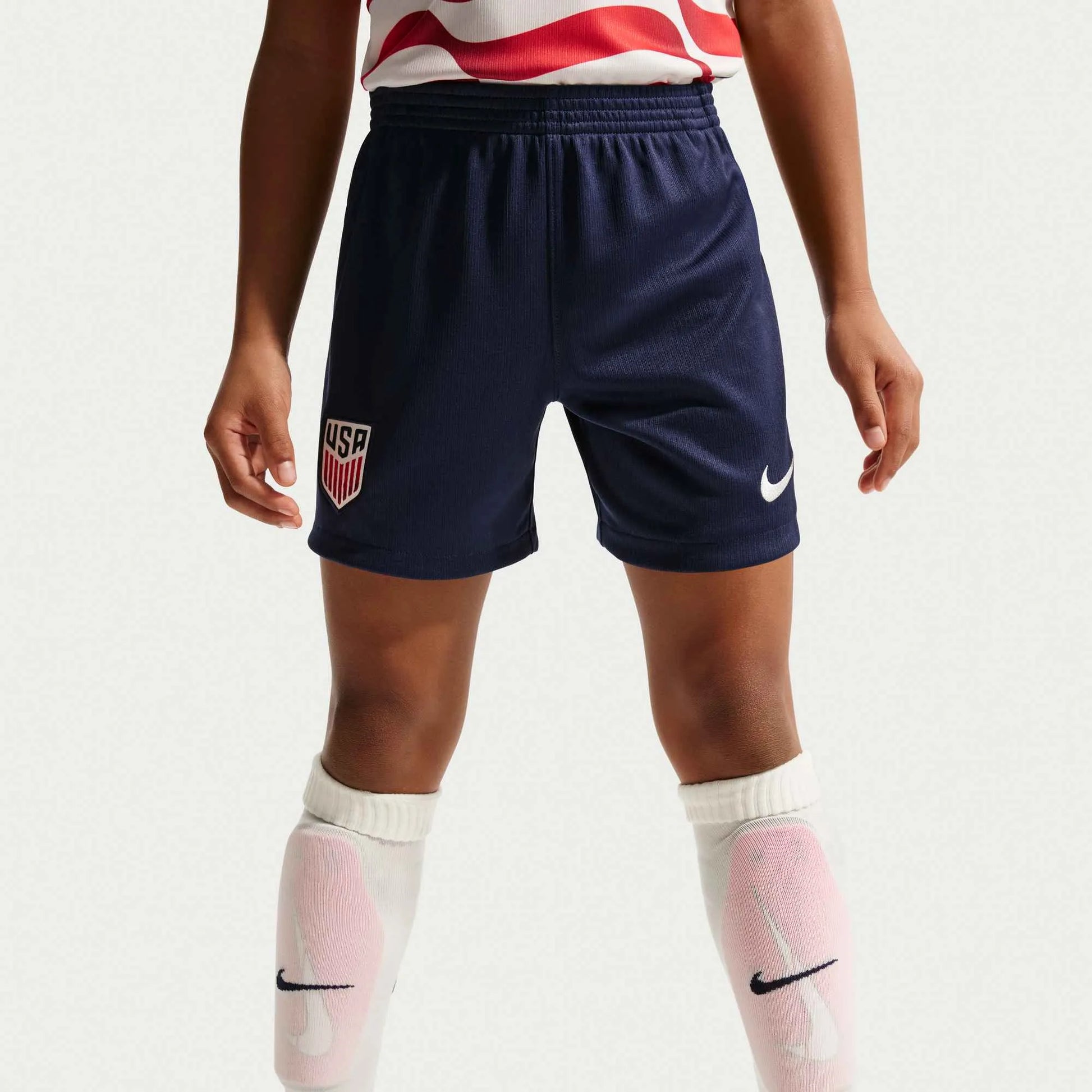 Nike 2026-27 USMNT Little Kid's Home Kit (Shorts - Front)