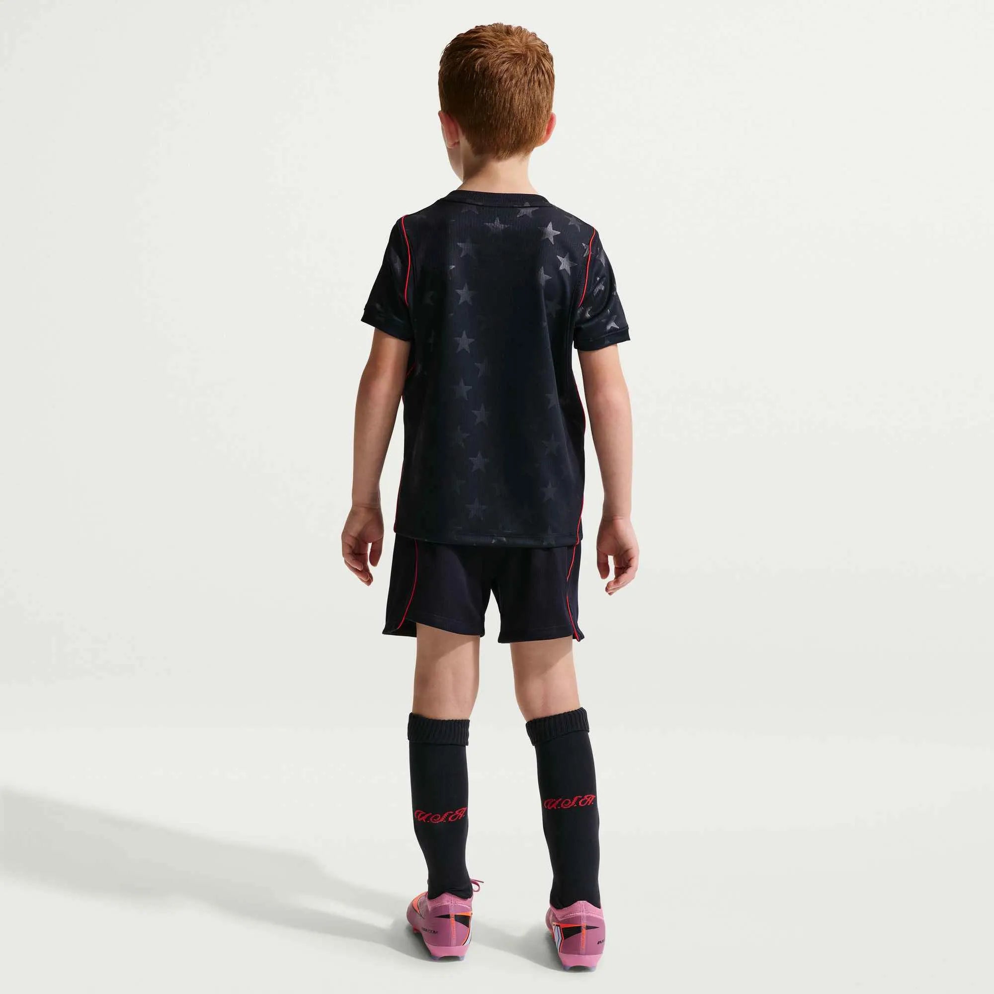 Nike 2026-27 USMNT Little Kid's Stadium Away Kit (Model - Back)
