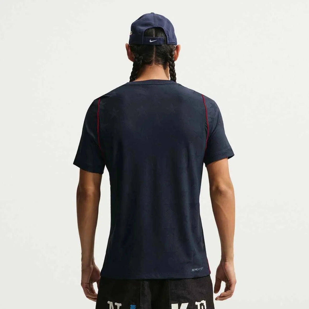 Nike 2026-27 USMNT Men's Authentic Away Soccer Jersey (Model - Back)