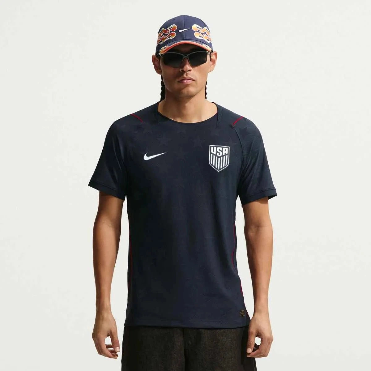 Nike 2026-27 USMNT Men's Authentic Away Soccer Jersey (Model - Front)