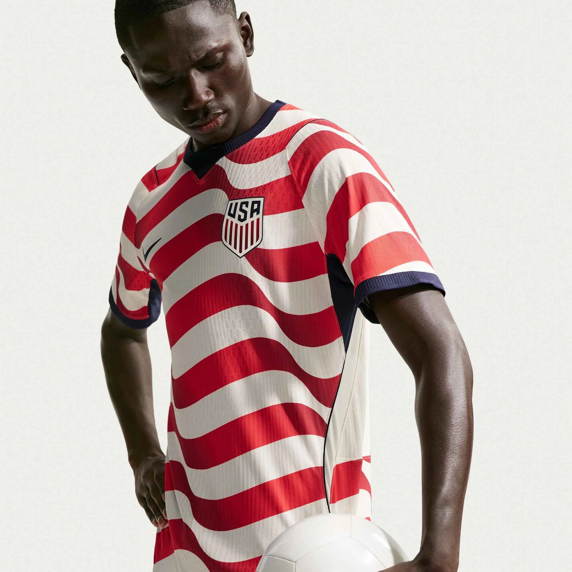 Nike 2026-27 USMNT Men's Authentic Home Soccer Jersey (Detail 2)