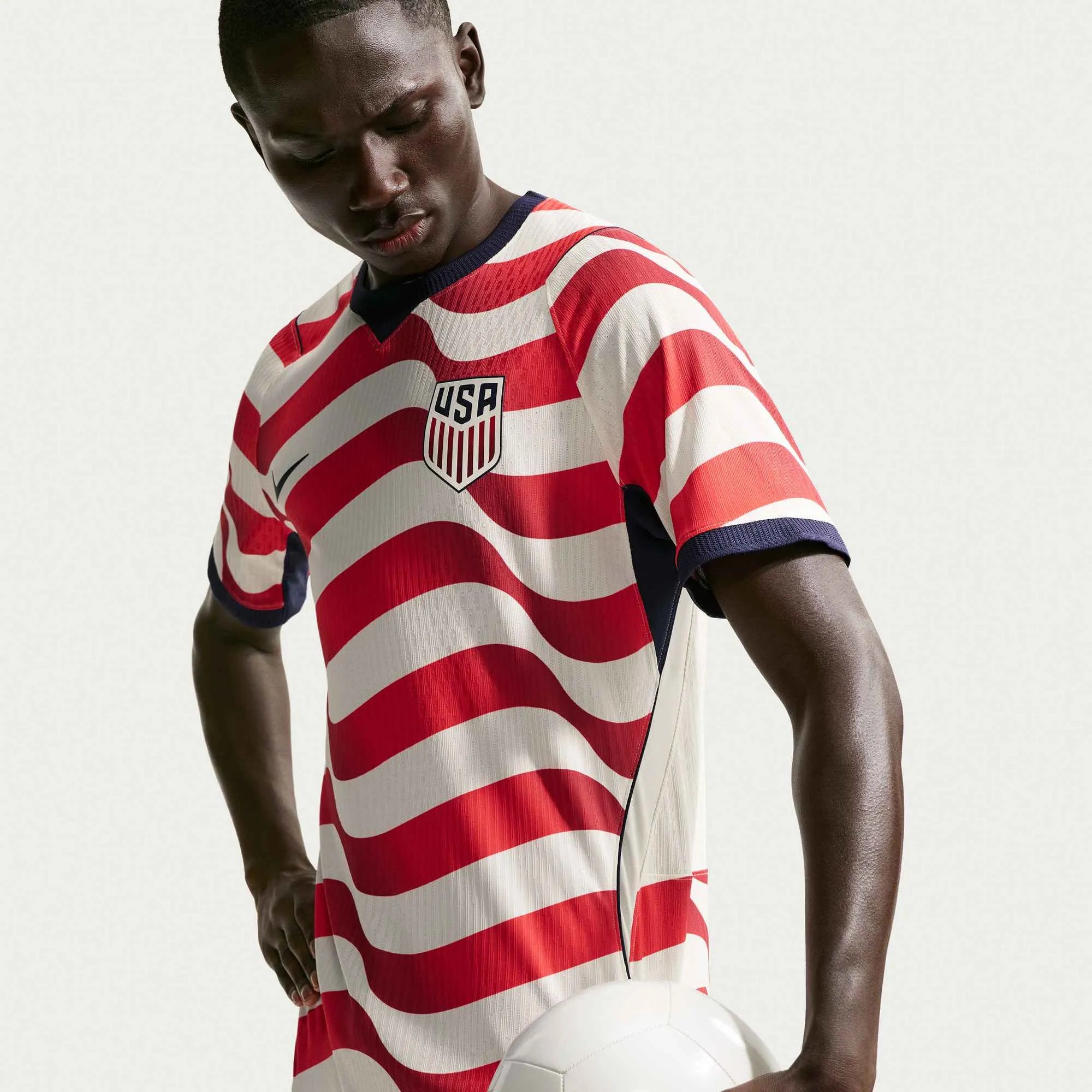 Nike 2026-27 USMNT Men's Authentic Home Soccer Jersey (Detail 2)