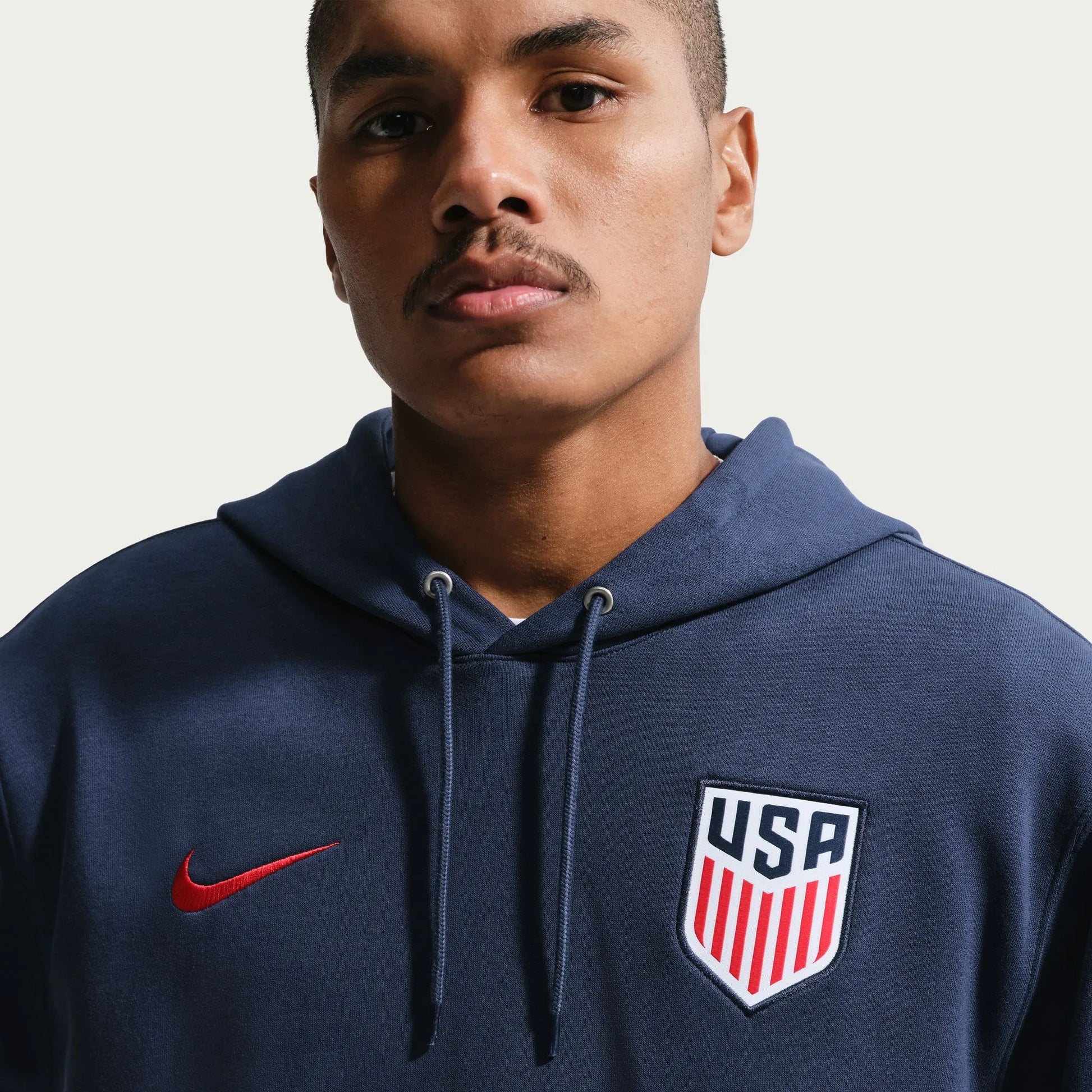 Nike 2026-27 USMNT Men's Club Fleece Pullover Hoodie (Detail 1)