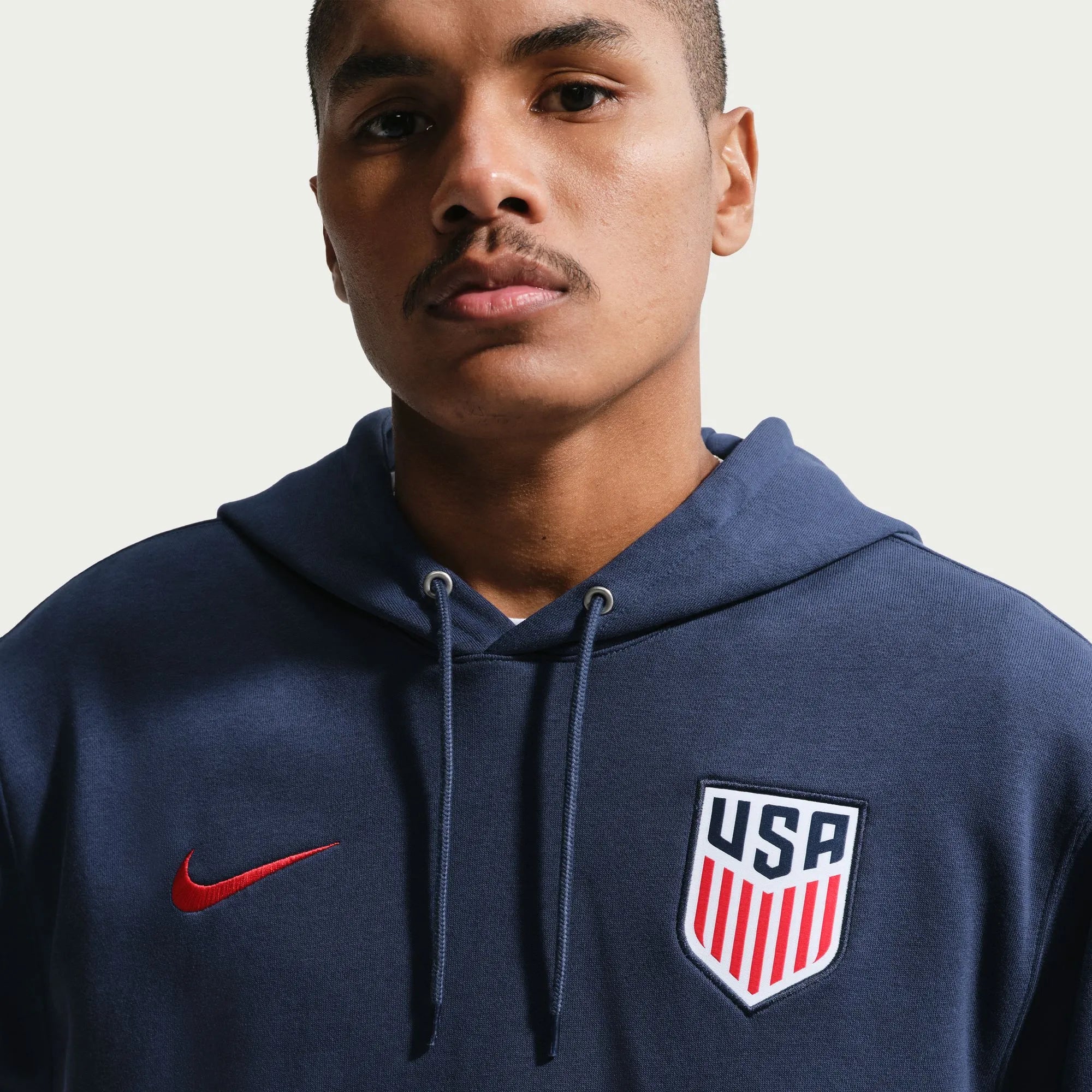 Nike 2026-27 USMNT Men's Club Fleece Pullover Hoodie (Detail 1)