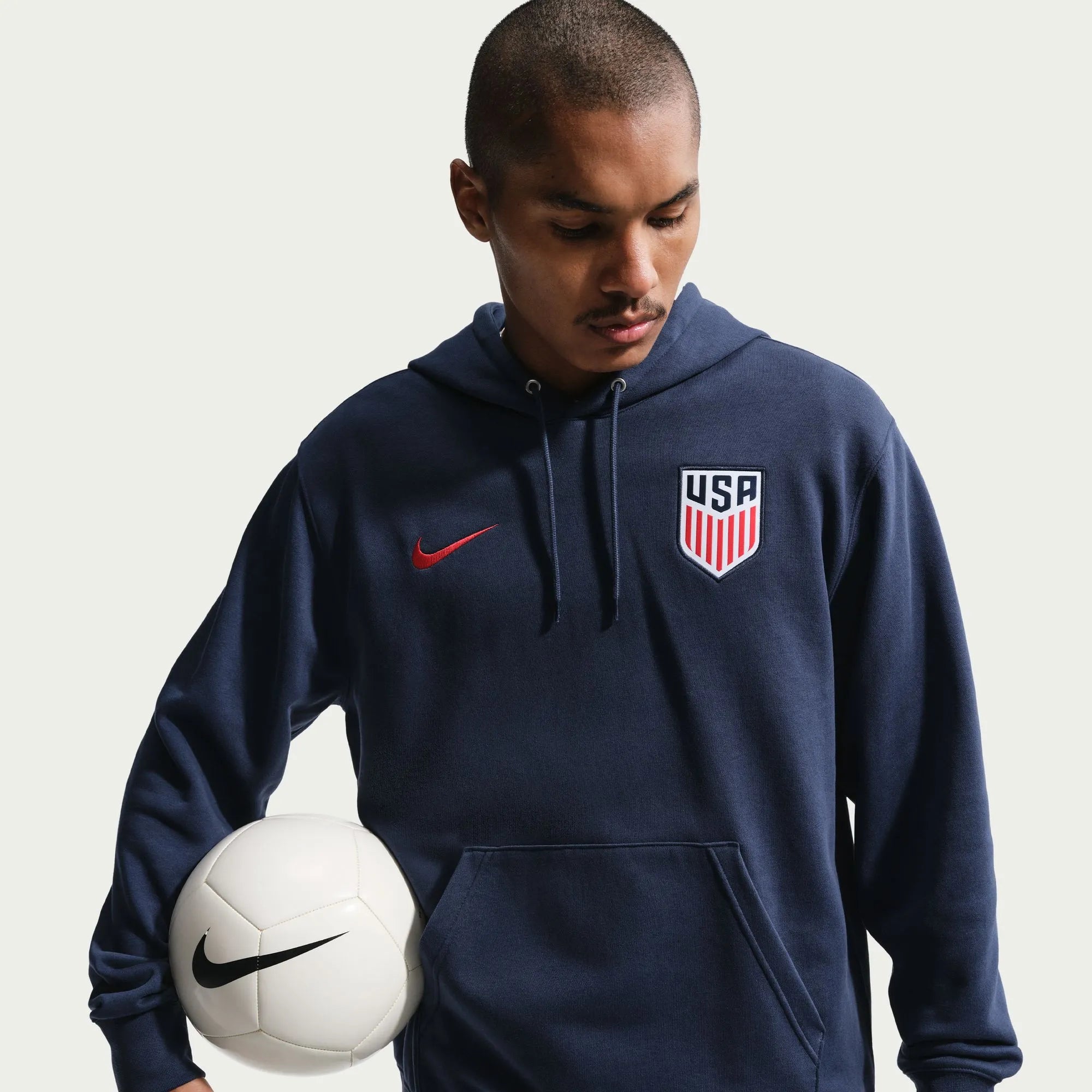 Nike 2026-27 USMNT Men's Club Fleece Pullover Hoodie (Front)