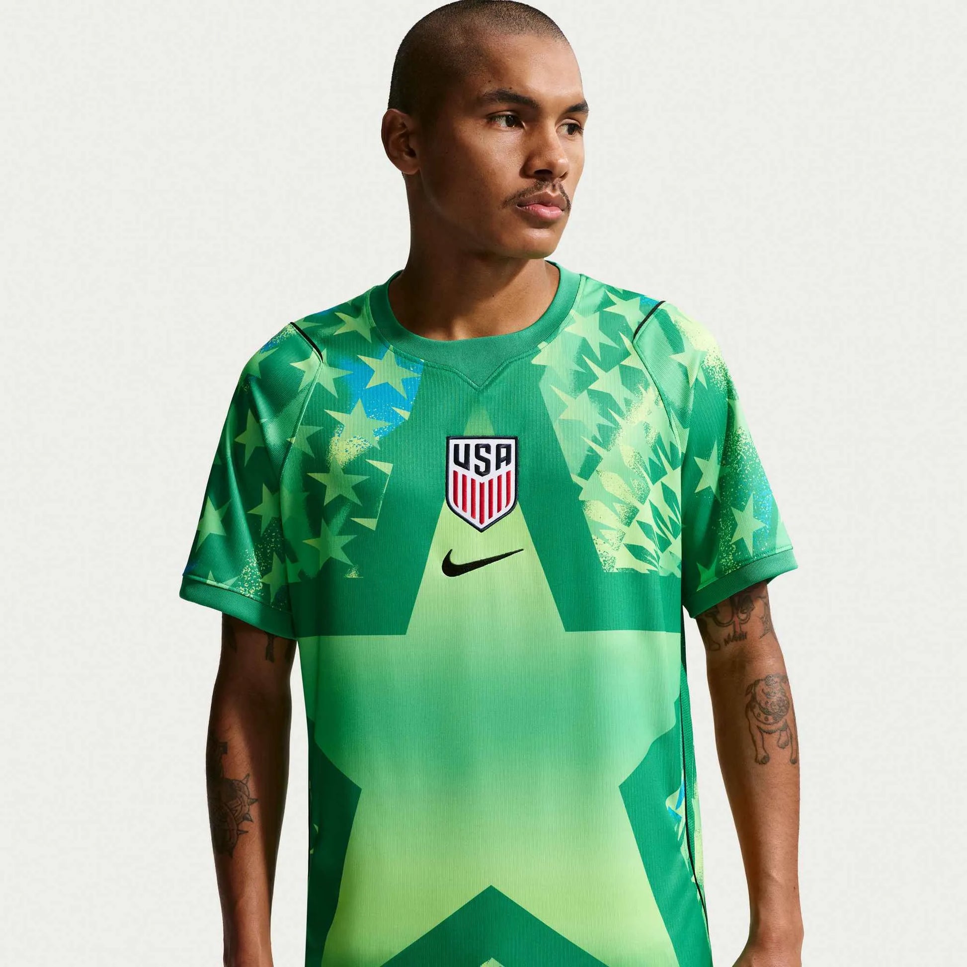 Nike 2026-27 USMNT Men's Stadium Goalkeeper Soccer Jersey (Detail 1)