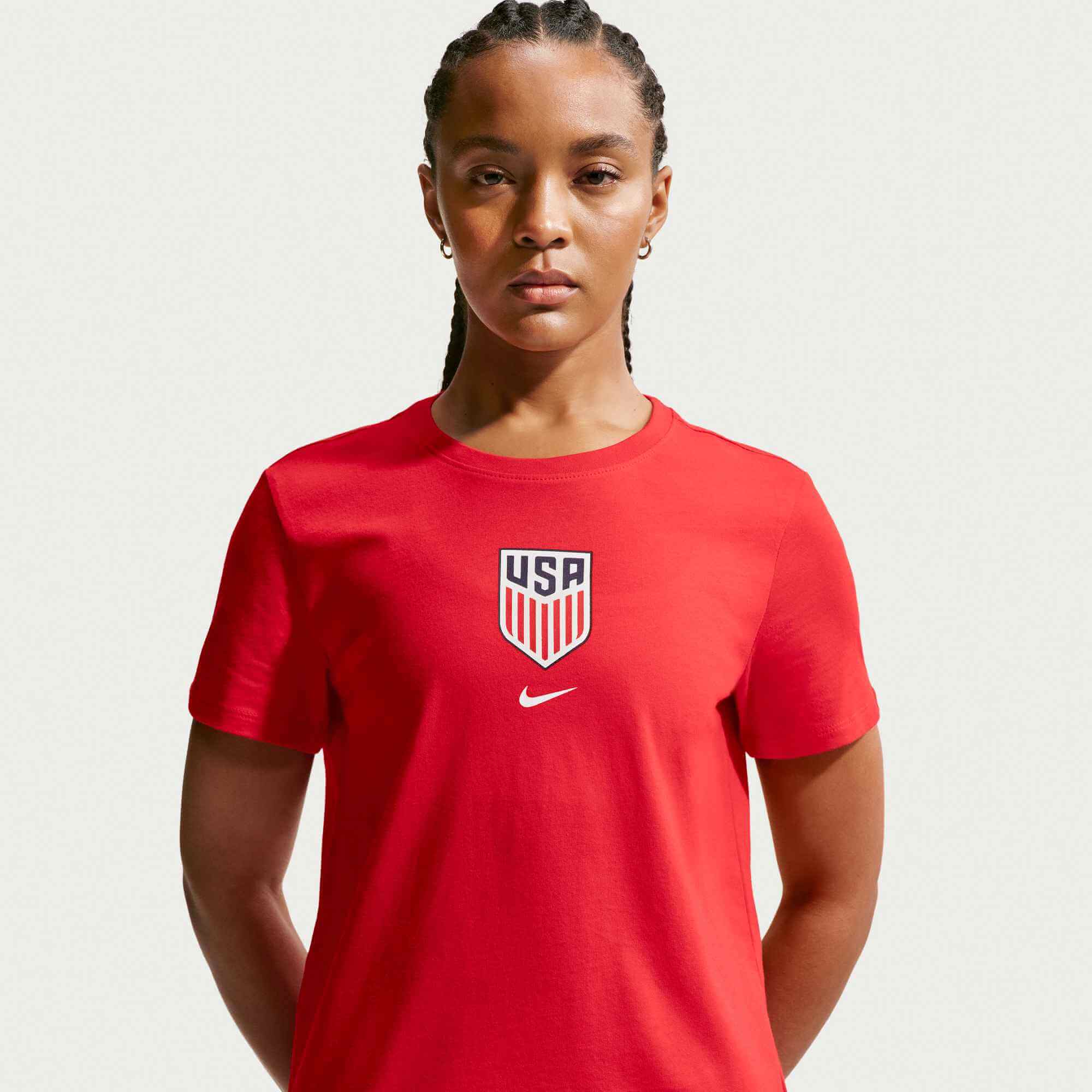Nike 2026-27 USMNT Women's Crest Tee (Detail 1)