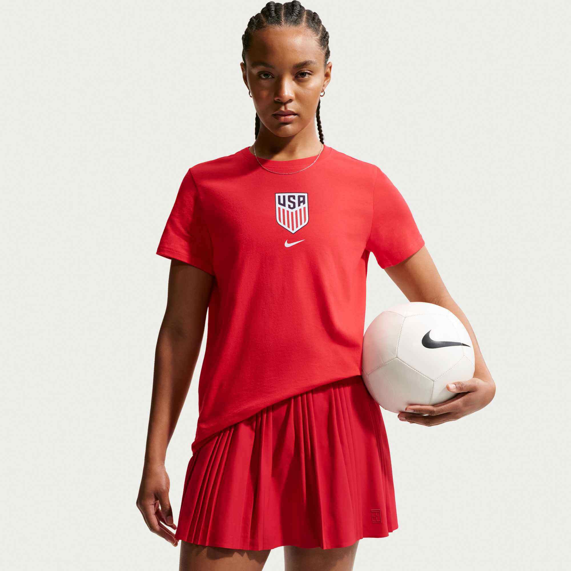 Nike 2026-27 USMNT Women's Crest Tee (Front)