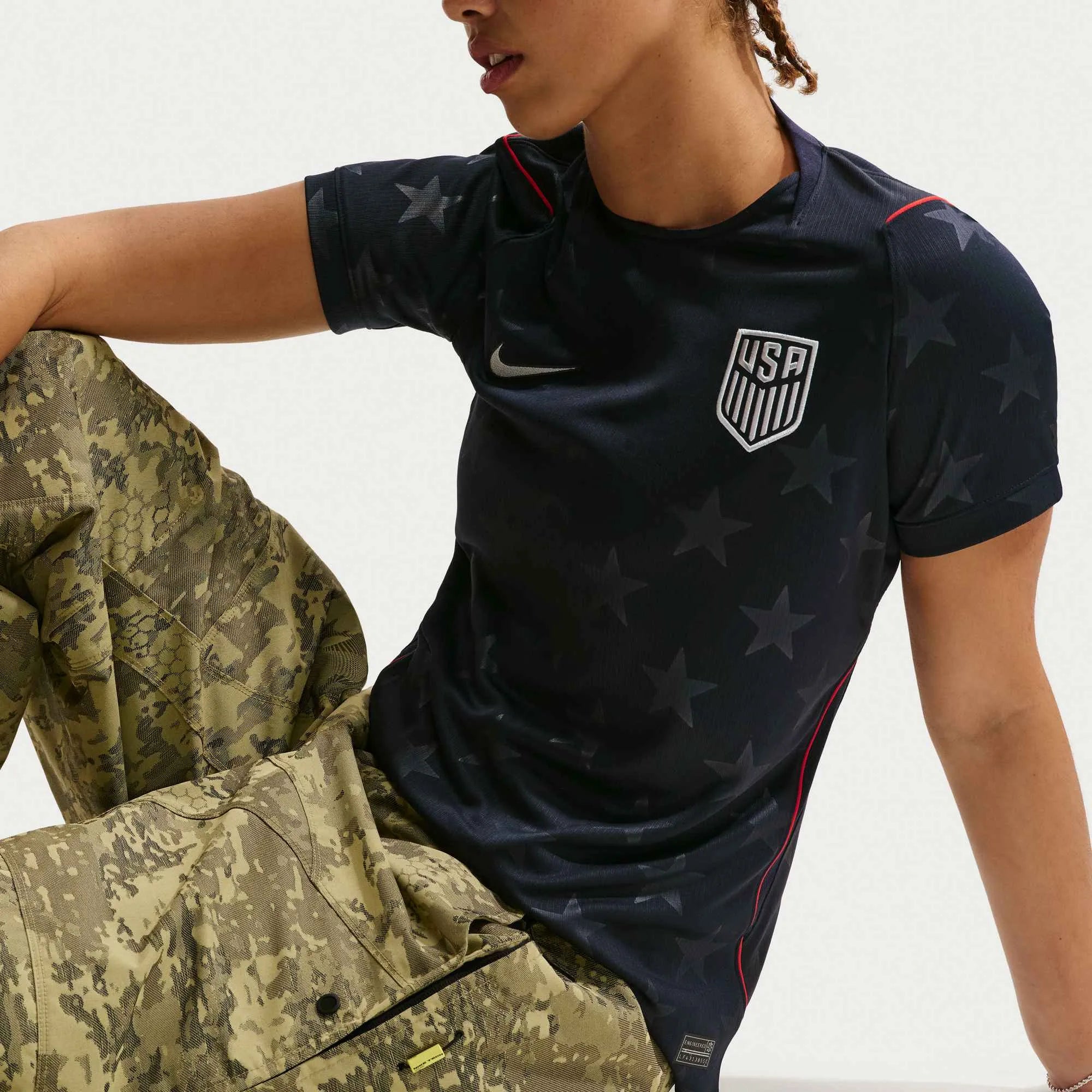 Nike 2026-27 USMNT Women's Stadium Away Soccer Jersey (Detail 2)