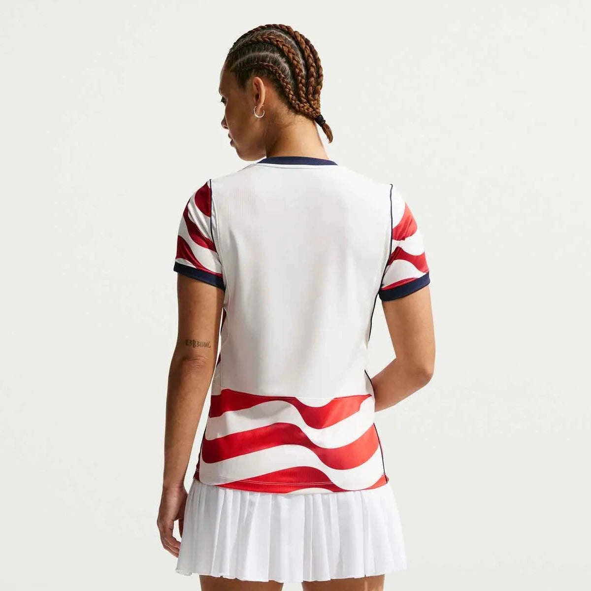 Nike 2026-27 USMNT Women's Stadium Home Soccer Jersey (Model - Back)