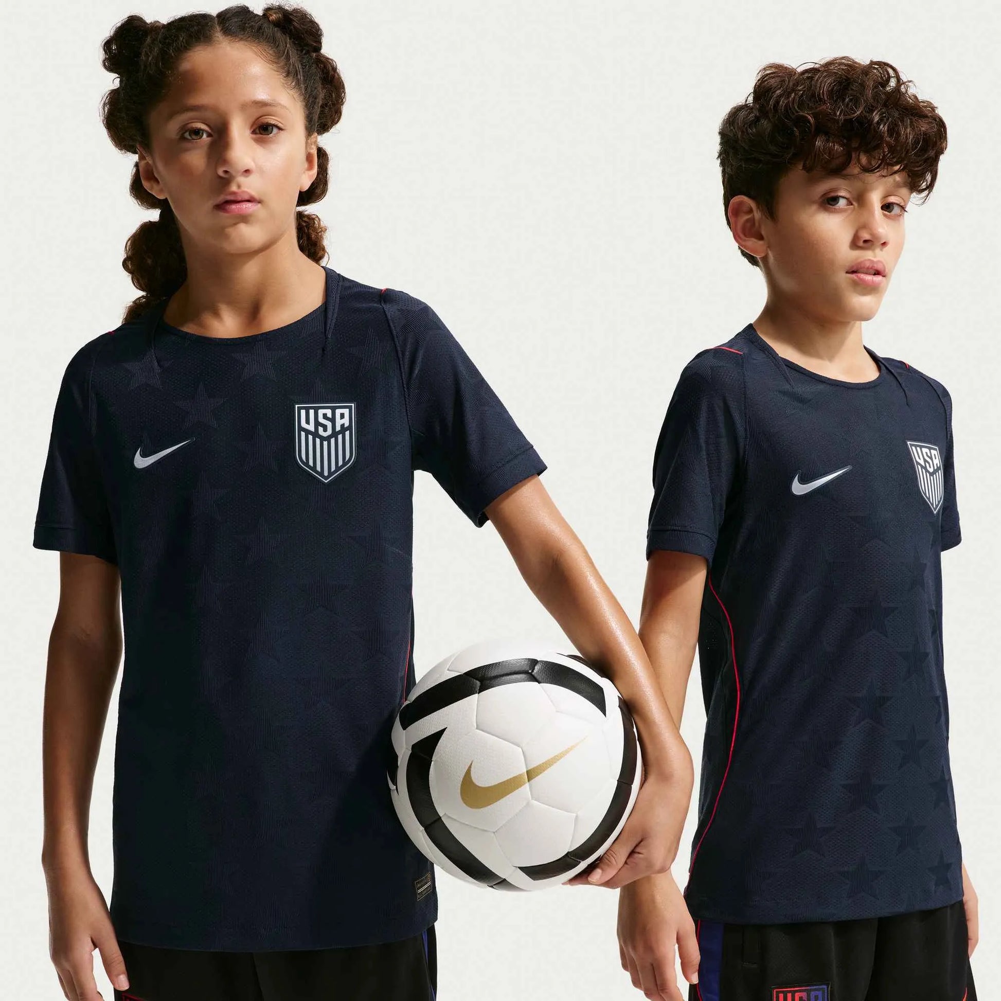 Nike 2026-27 USMNT Youth Authentic Away Soccer Jersey (Models - Front)
