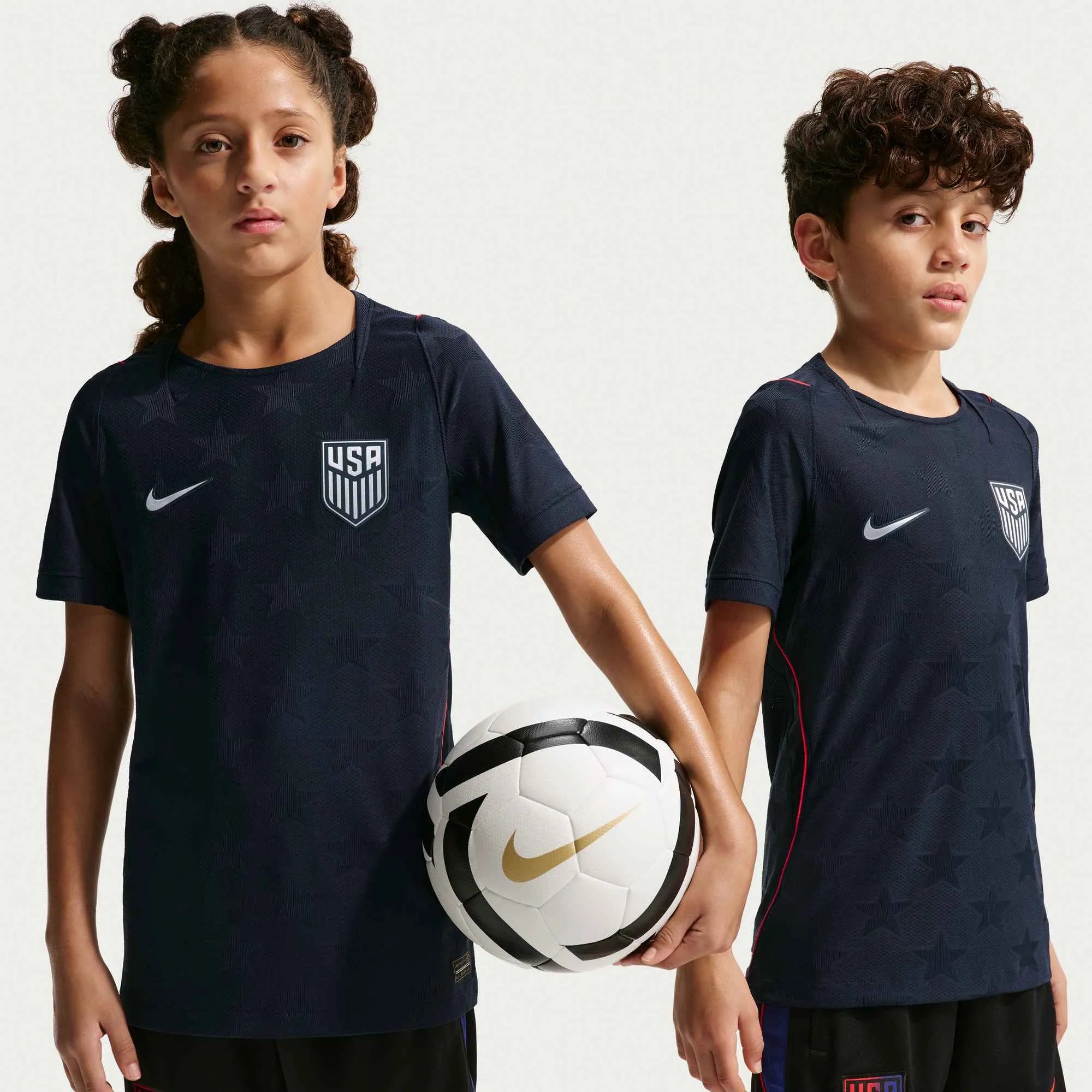Nike 2026-27 USMNT Youth Authentic Away Soccer Jersey (Models - Front)