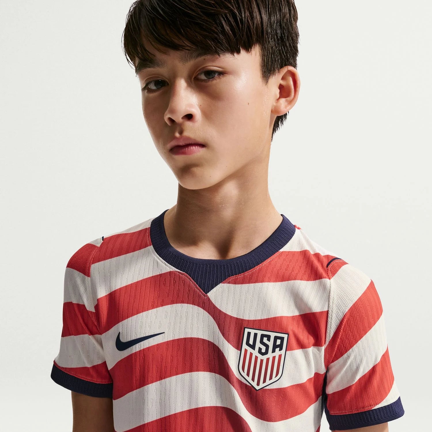 Nike 2026-27 USMNT Youth Authentic Home NN Soccer Jersey (Detail 2)