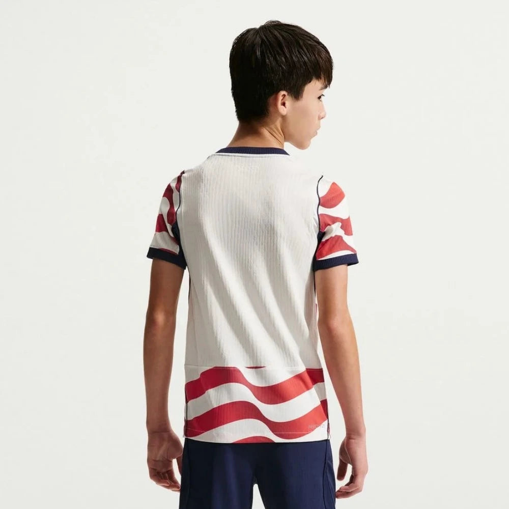 Nike 2026-27 USMNT Youth Authentic Home NN Soccer Jersey (Model - Back)
