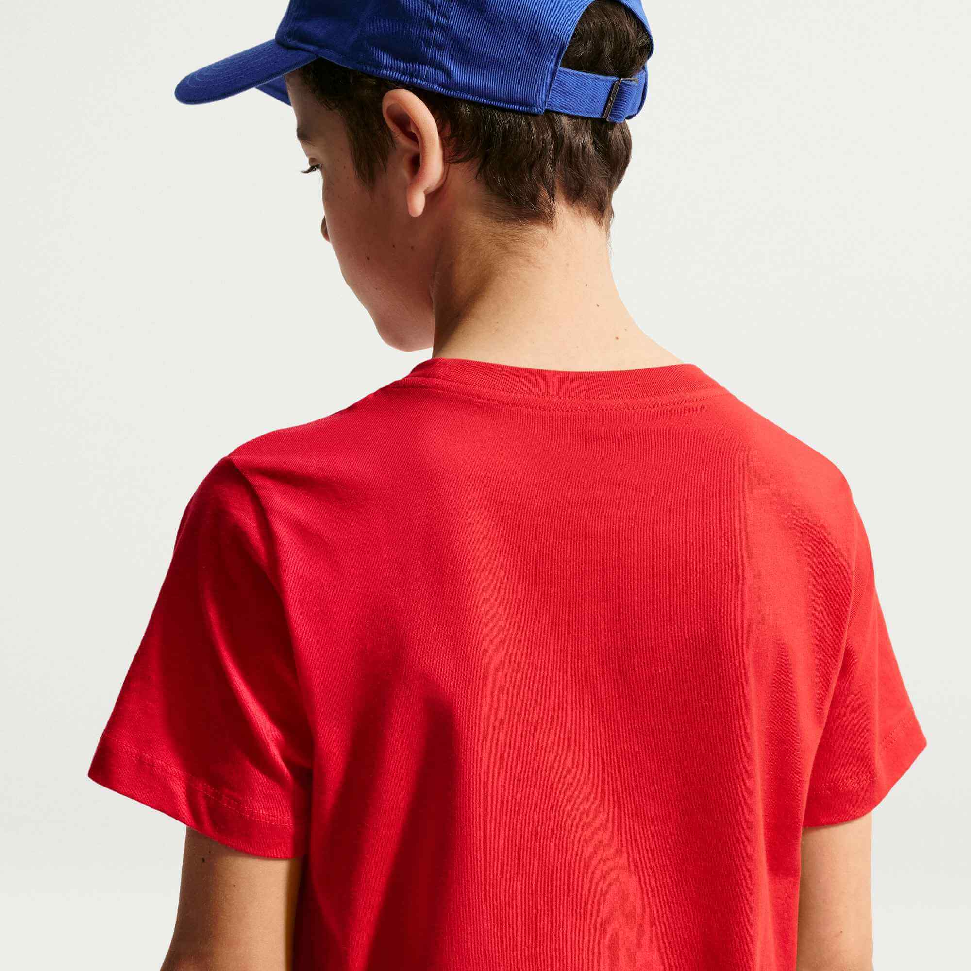 Nike 2026-27 USMNT Youth Crest Tee University Red (Detail 2)