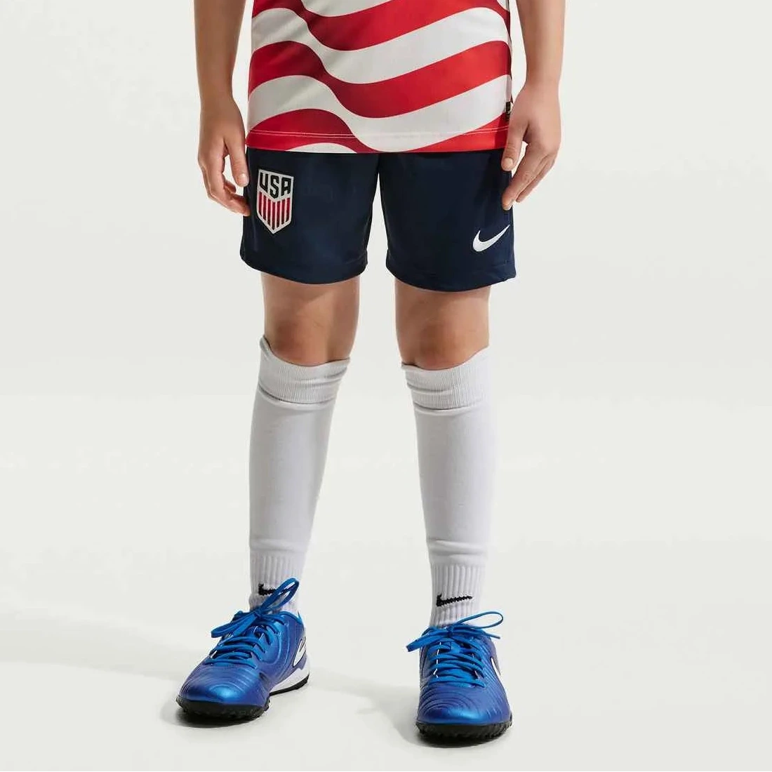 Nike 2026-27 USMNT Youth Stadium Home Shorts (Model - Front)