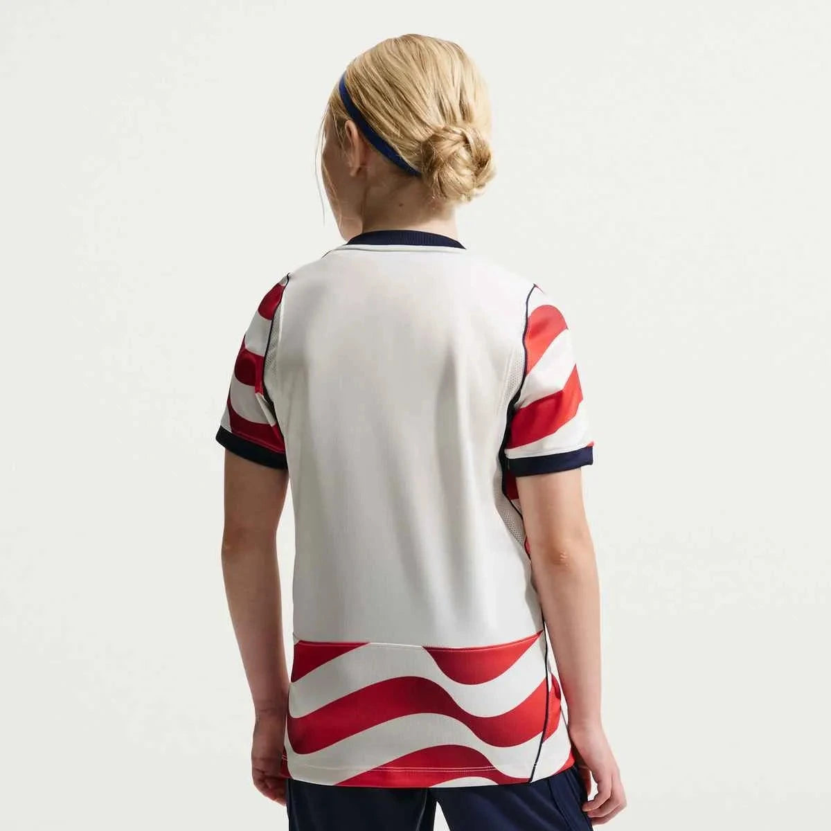 Nike 2026-27 USMNT Youth Stadium Home Soccer Jersey (Model - Back)