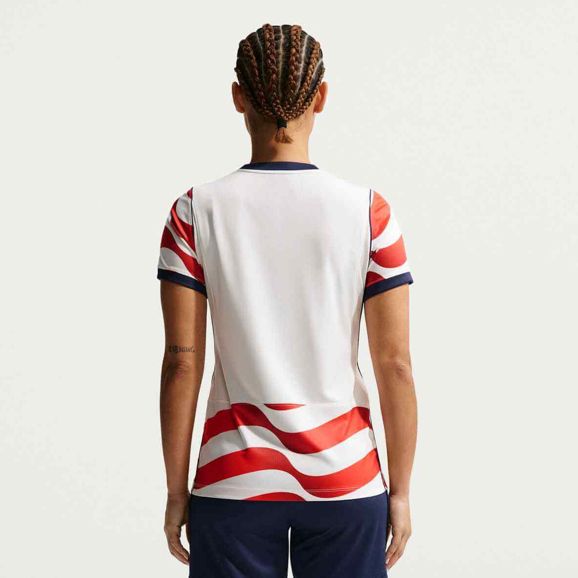 Nike 2026-27 USWNT Women's Stadium Home Soccer Jersey (Model - Back)