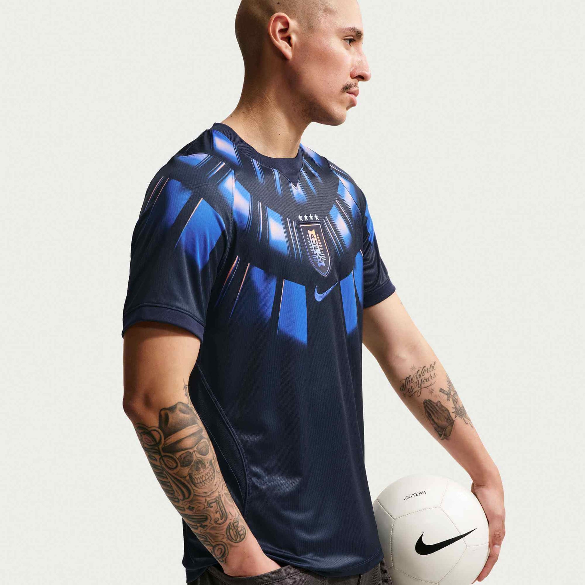 Nike 2026-27 Uruguay Men's Stadium Away Soccer Jersey (Side)