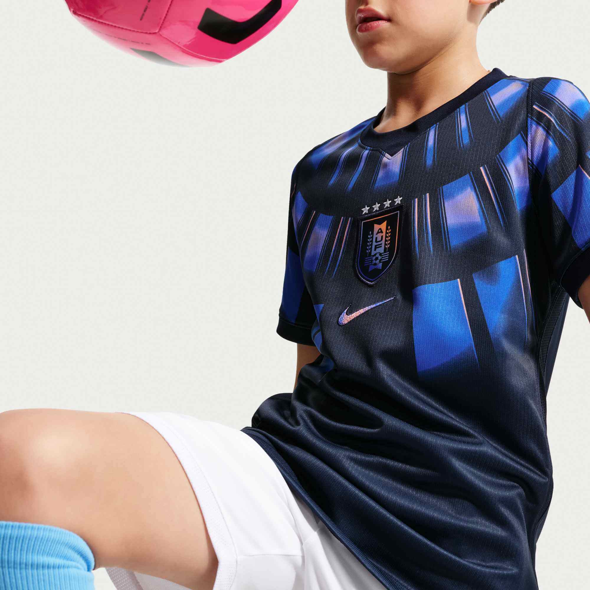 Nike 2026-27 Uruguay Youth Stadium Away Soccer Jersey (Detail 2)