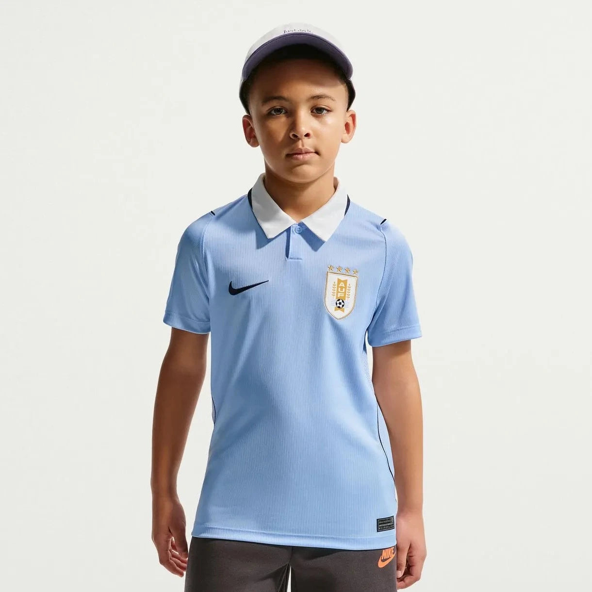 Nike 2026-27 Uruguay Youth Stadium Home Soccer Jersey (Model 1 - Front)